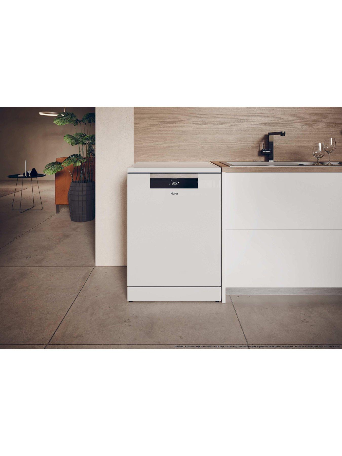 Image 5 of 7 of Haier I-Pro Shine Series 7 XF 4A4M0W-80 Full Size Dishwasher, 14 Place Settings, White, Wifi, A Rated