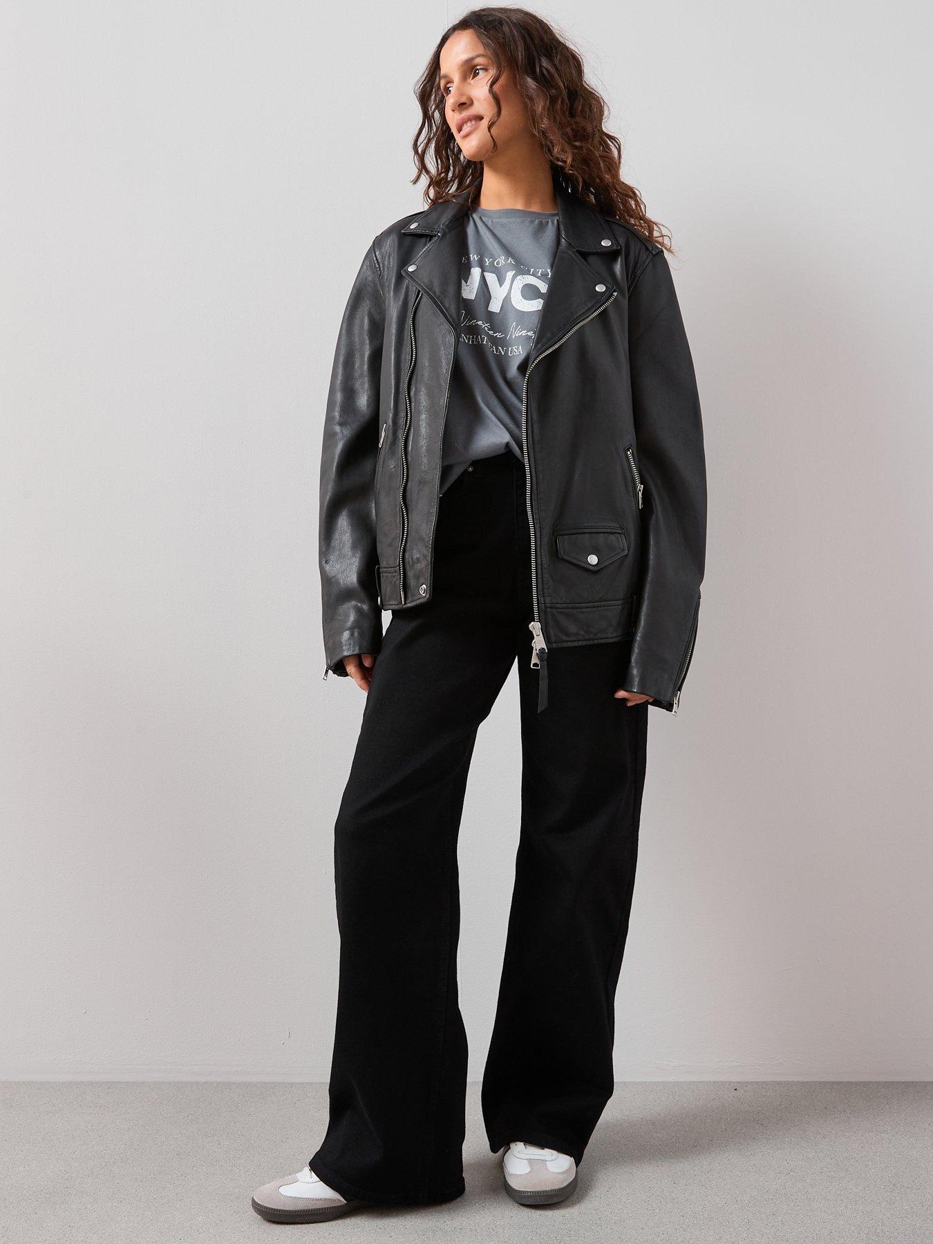 Image 3 of 7 of The Very Collection Lace Trim Graphic T-shirt - Grey