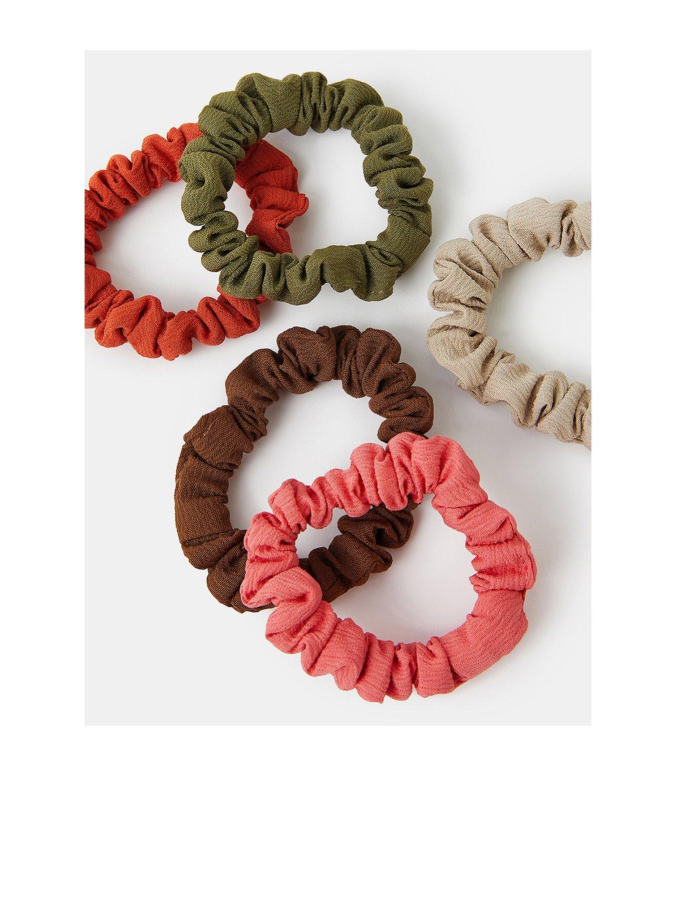 undefined 5-Pack Skinny Hair Scrunchies - Multi