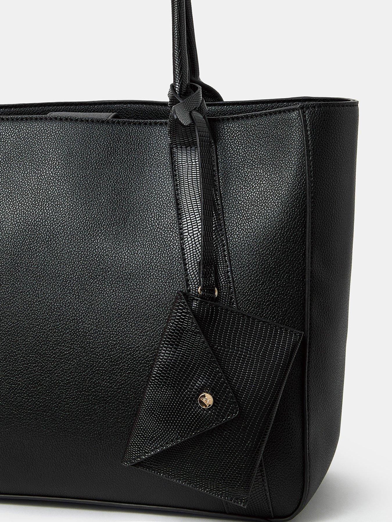  image of accessorize-laptop-tote-bag-black