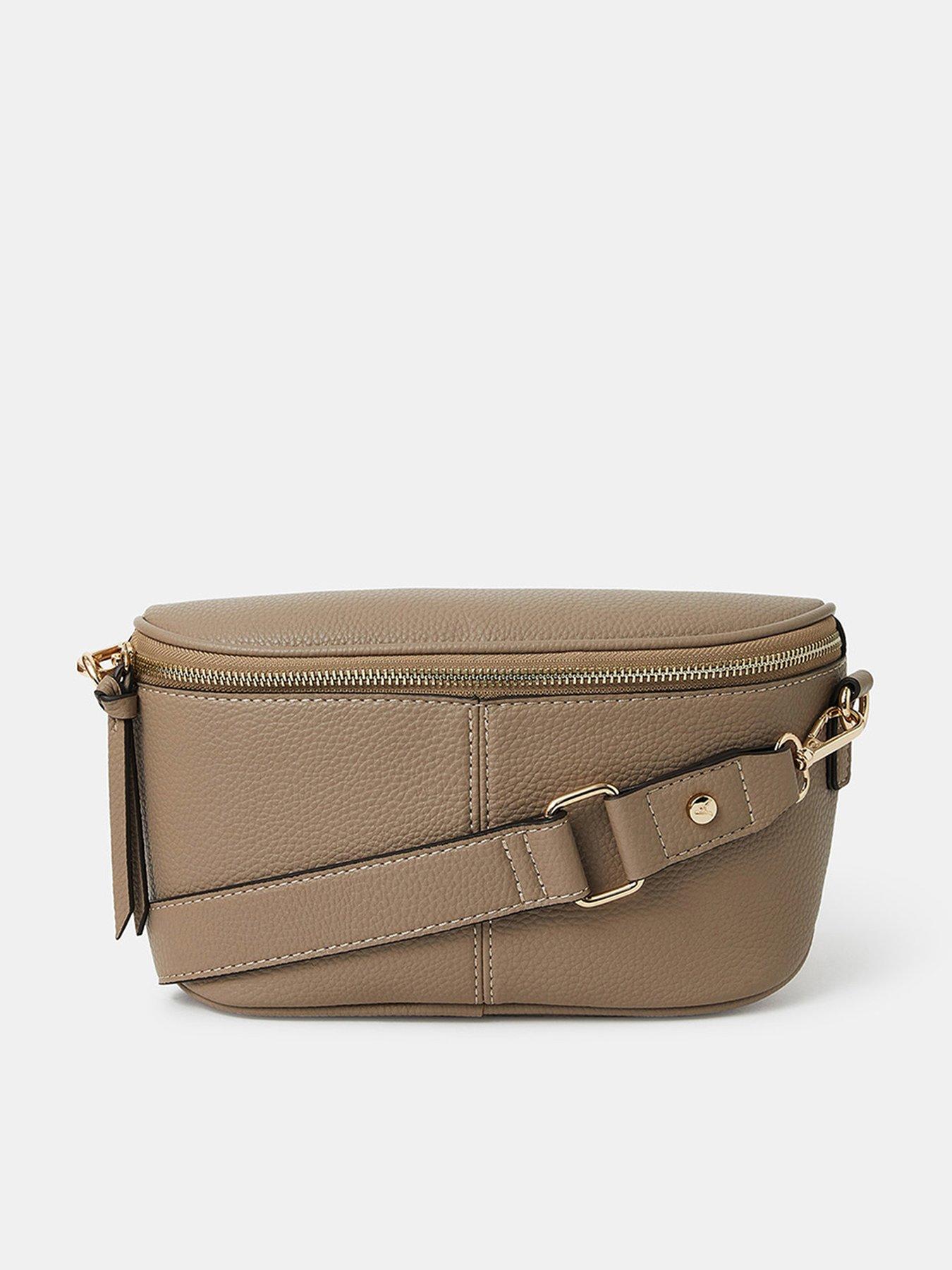 Image 1 of 5 of Accessorize Crossbody Sling Bag - Brown