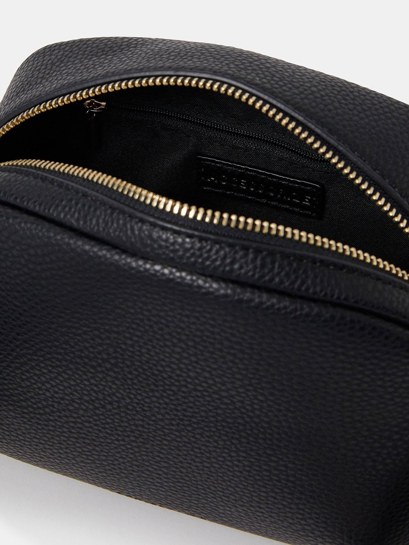 Image 4 of 4 of Accessorize Webbing Strap Small Crossbody Bag - Black