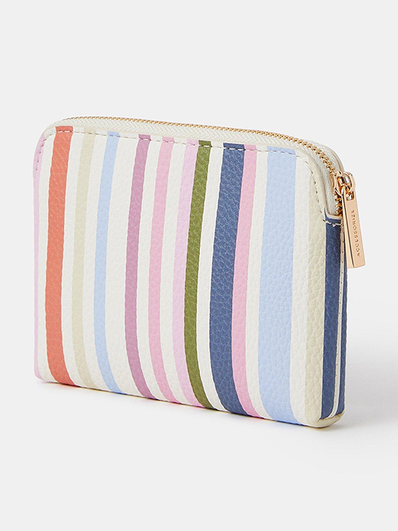 Image 2 of 3 of Accessorize Stripe Coin Purse - Multi