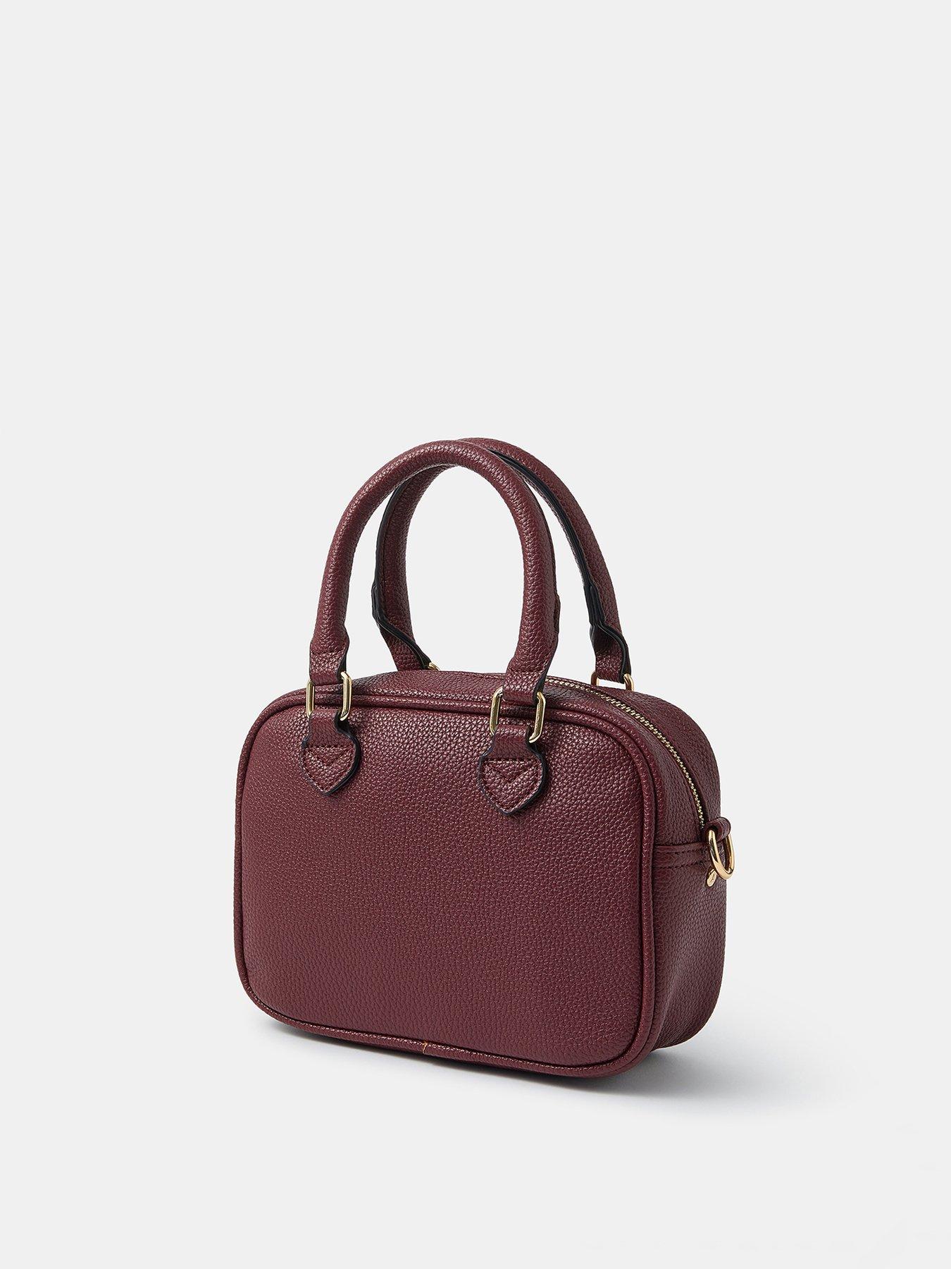 Image 3 of 5 of Accessorize Heart Crossbody Bag - Red