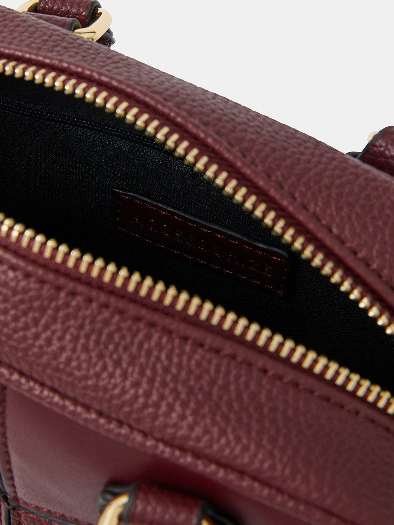 Image 5 of 5 of Accessorize Heart Crossbody Bag - Red