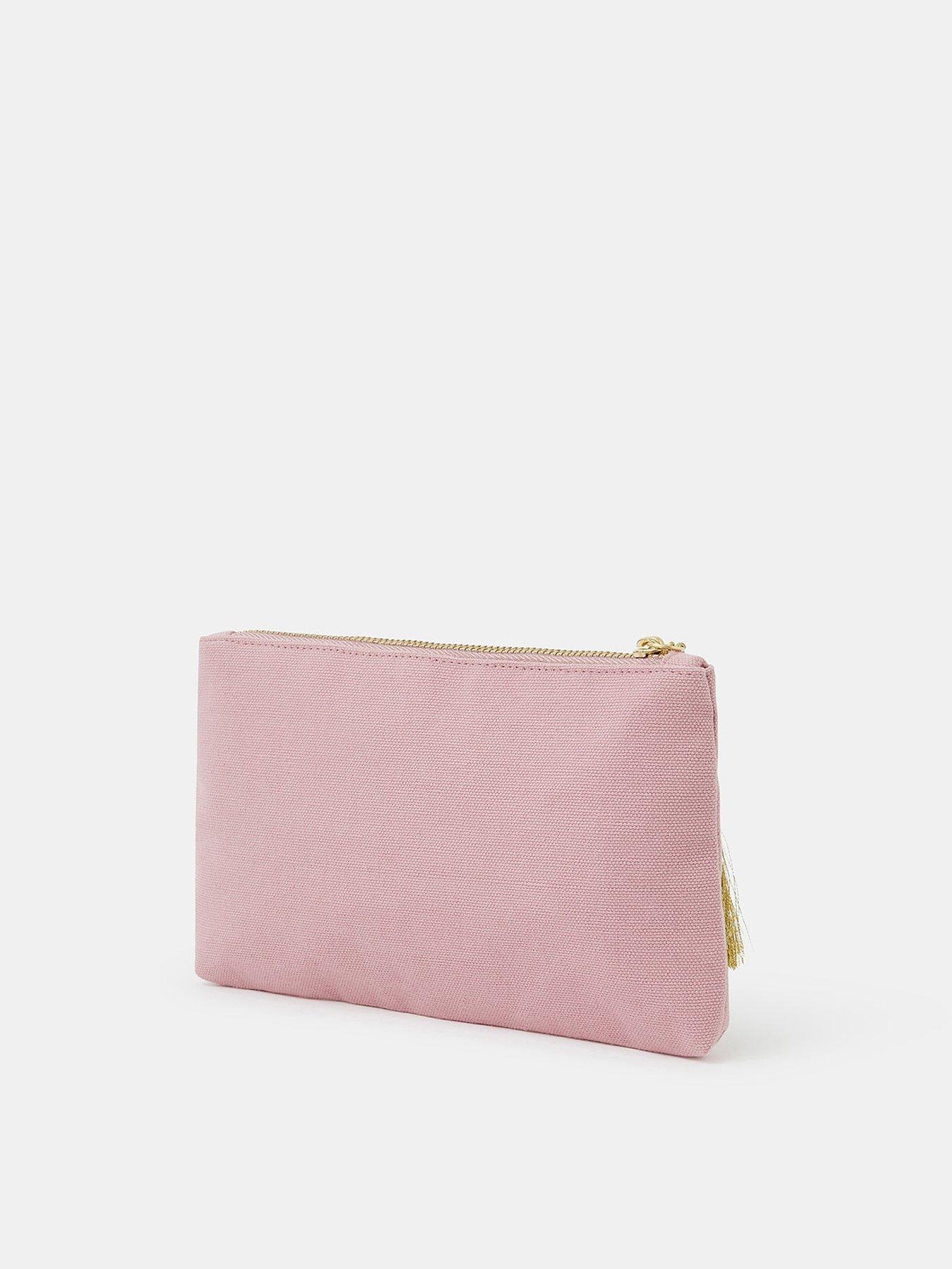 Image 2 of 2 of Accessorize Sun Embellished Zip Pouch - Pink