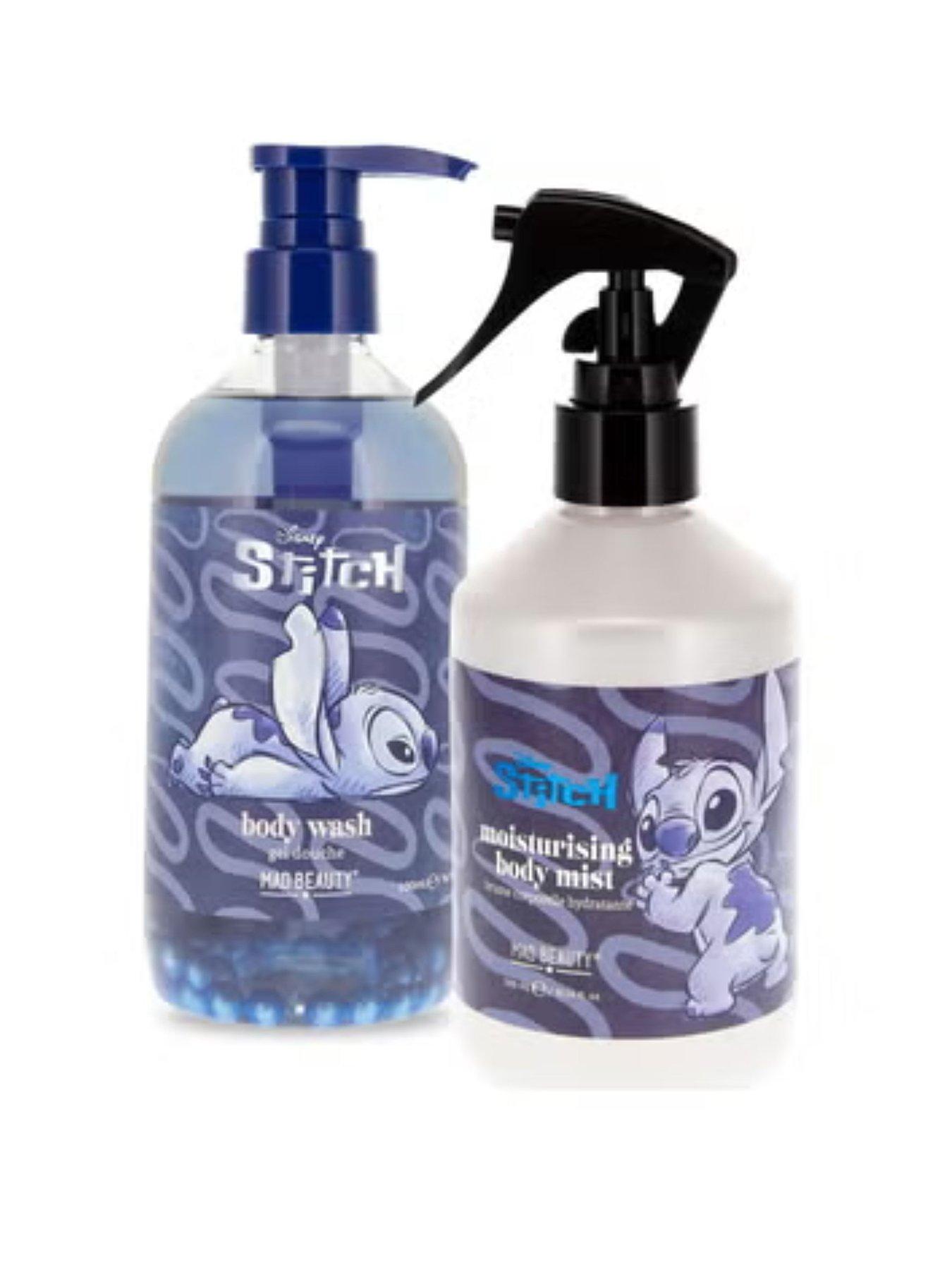 Disney Stitch Denim Pearl Body Wash  &  Moisturising Body Mist - Blueberry Scent