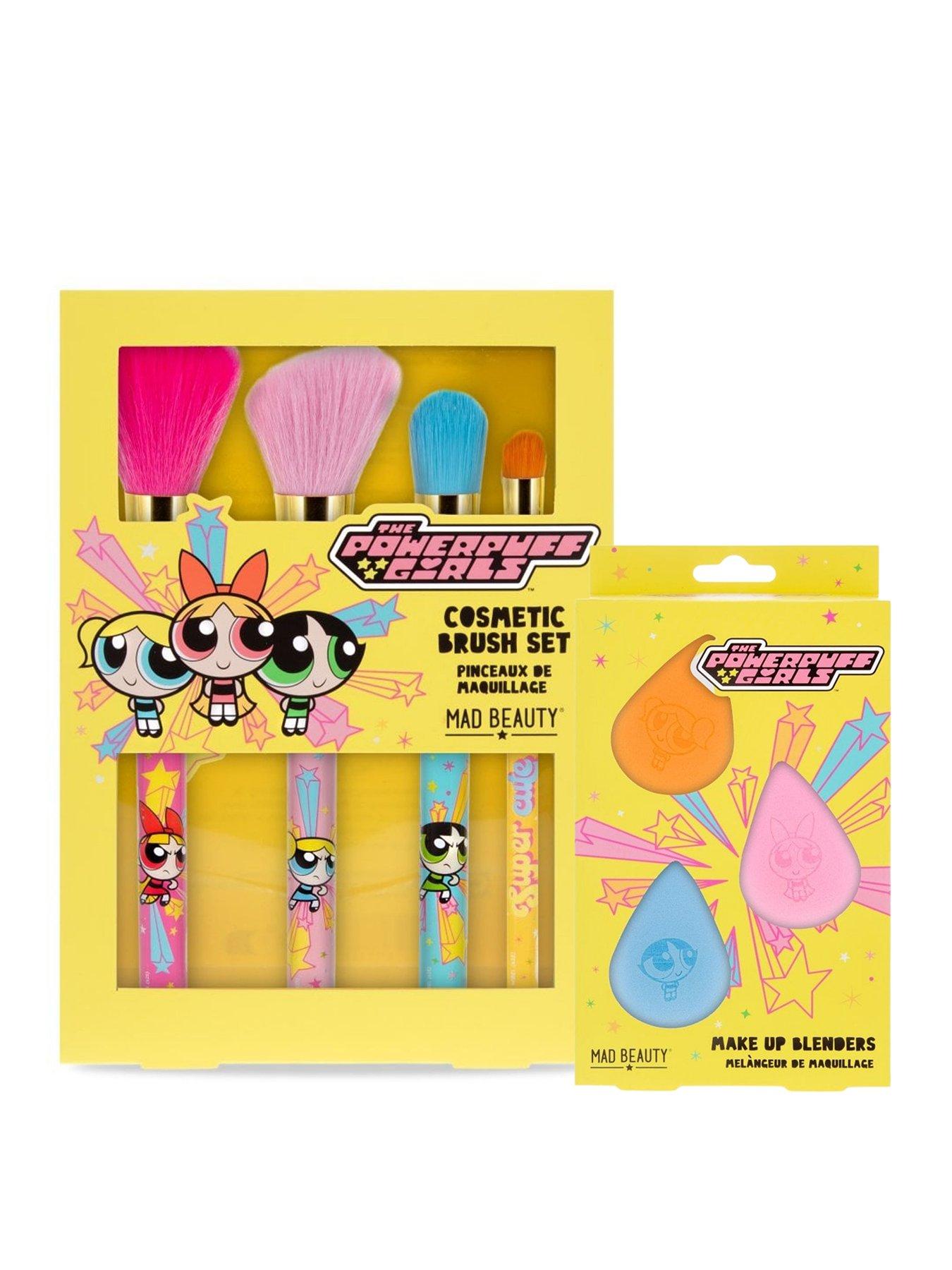 MAD Beauty Powerpuff Girls Cosmetic Bundle, Brushes Blenders