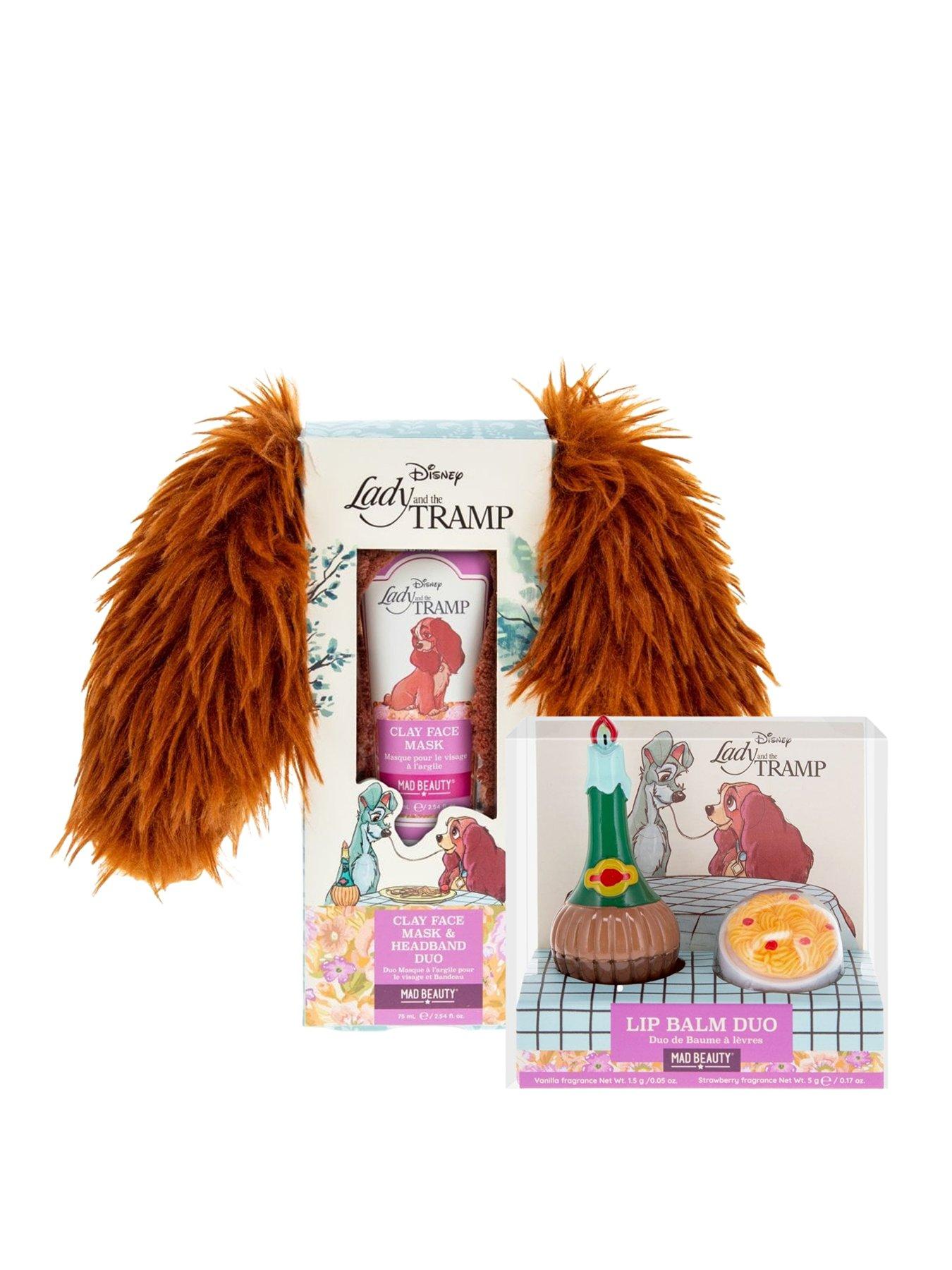 Lady and the Tramp Mud Mask Headband Duo and with Lip Balms