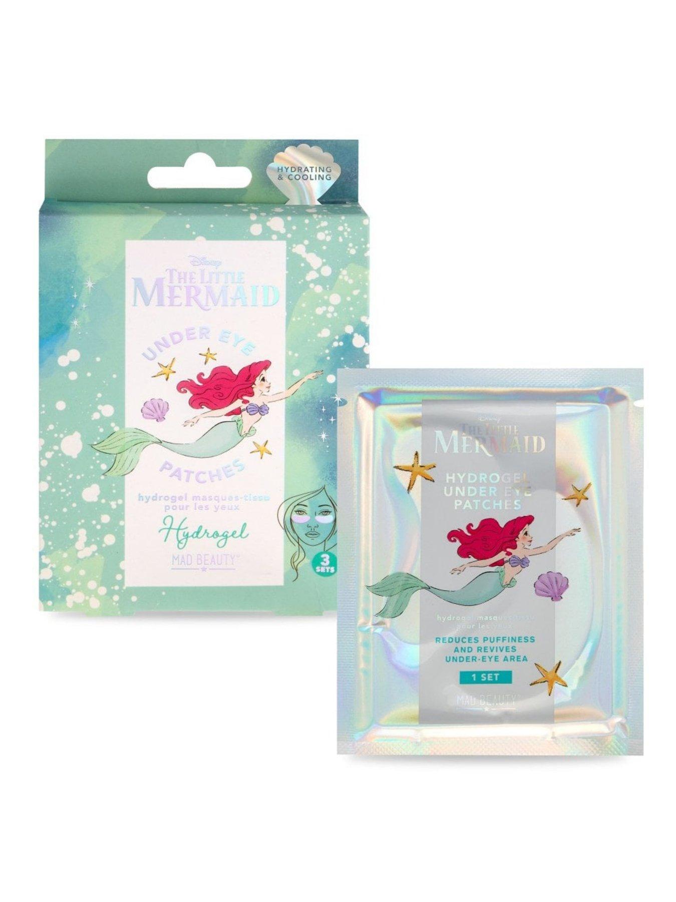 Image 3 of 4 of The Little Mermaid Little Mermaid Face and Eye Mask Bundle with Hair Clips