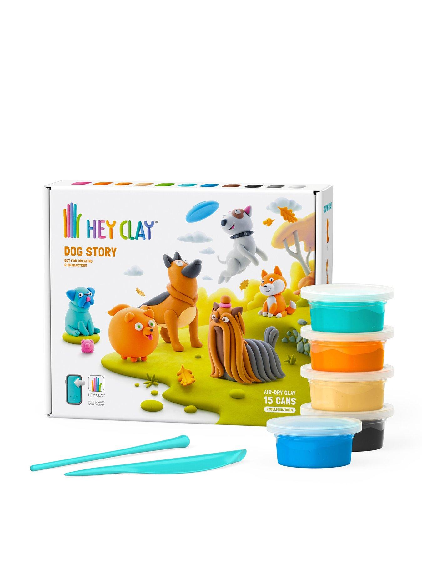 Hey Clay Dog Story Large Set