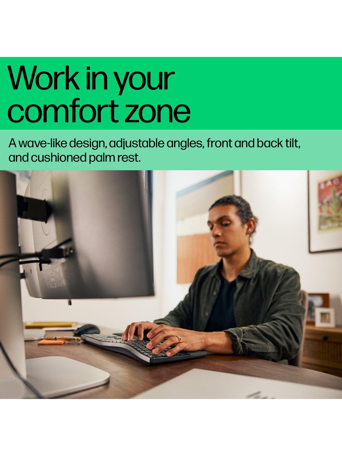 Image 2 of 8 of HP 680 Comfort Dual-Mode Keyboard
