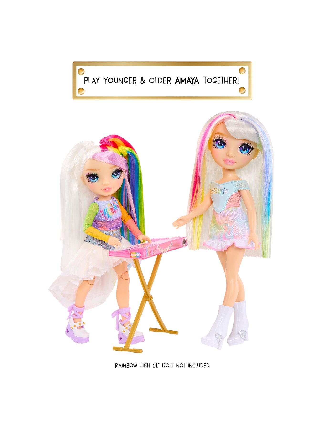 Image 4 of 8 of Rainbow High Jr High Rockband Fashion Dolls -Amaya