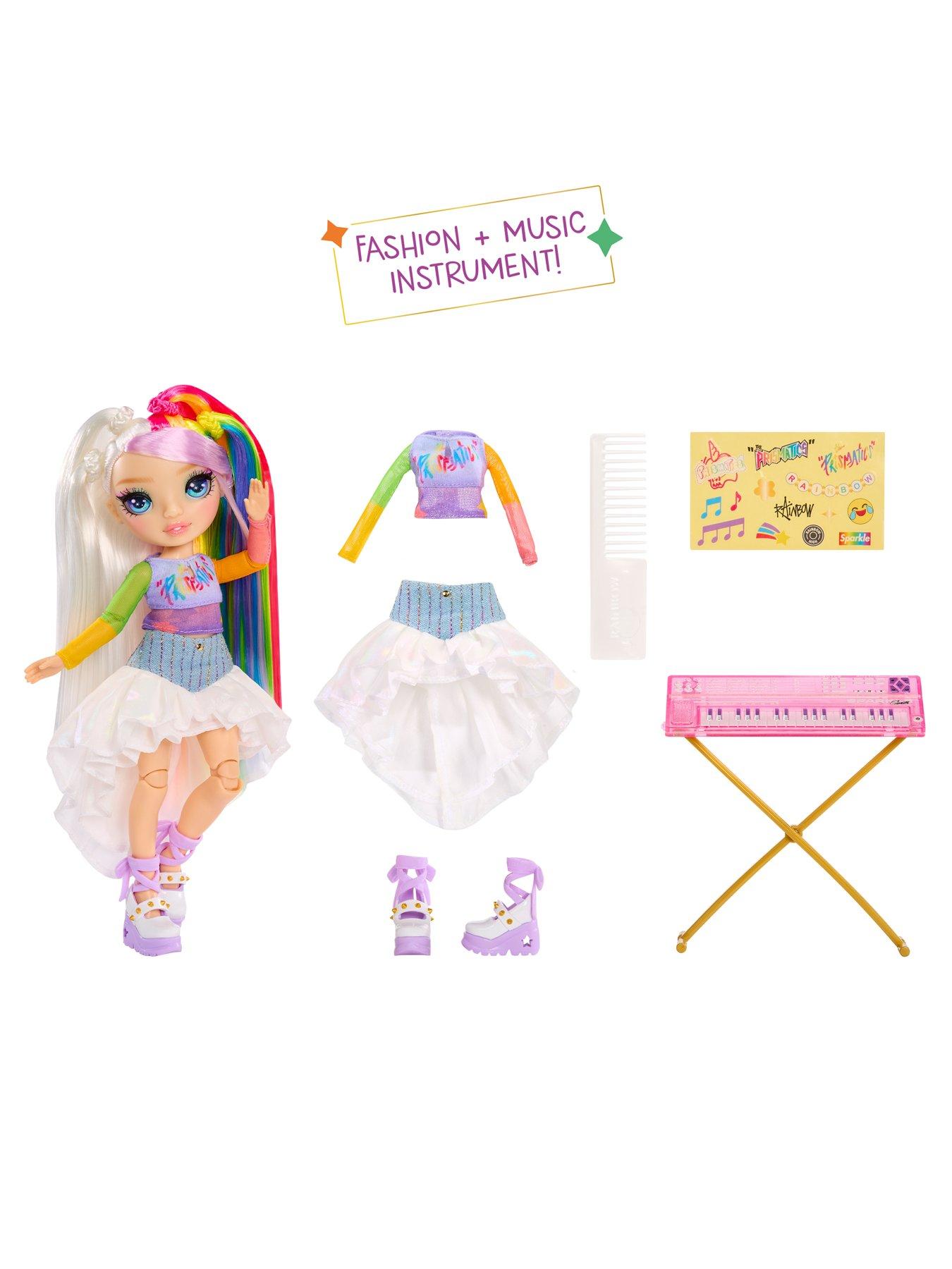 Image 5 of 8 of Rainbow High Jr High Rockband Fashion Dolls -Amaya