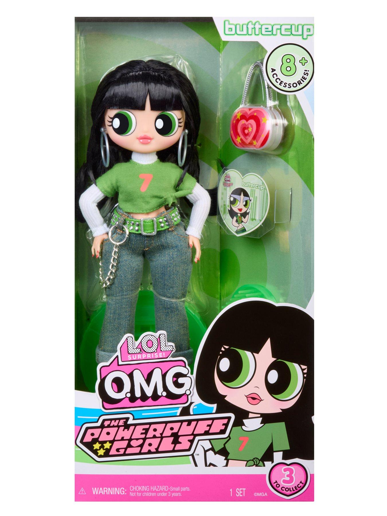  image of lol-surprise-omg-the-powerpuff-girls-buttercup-doll-with-accessories