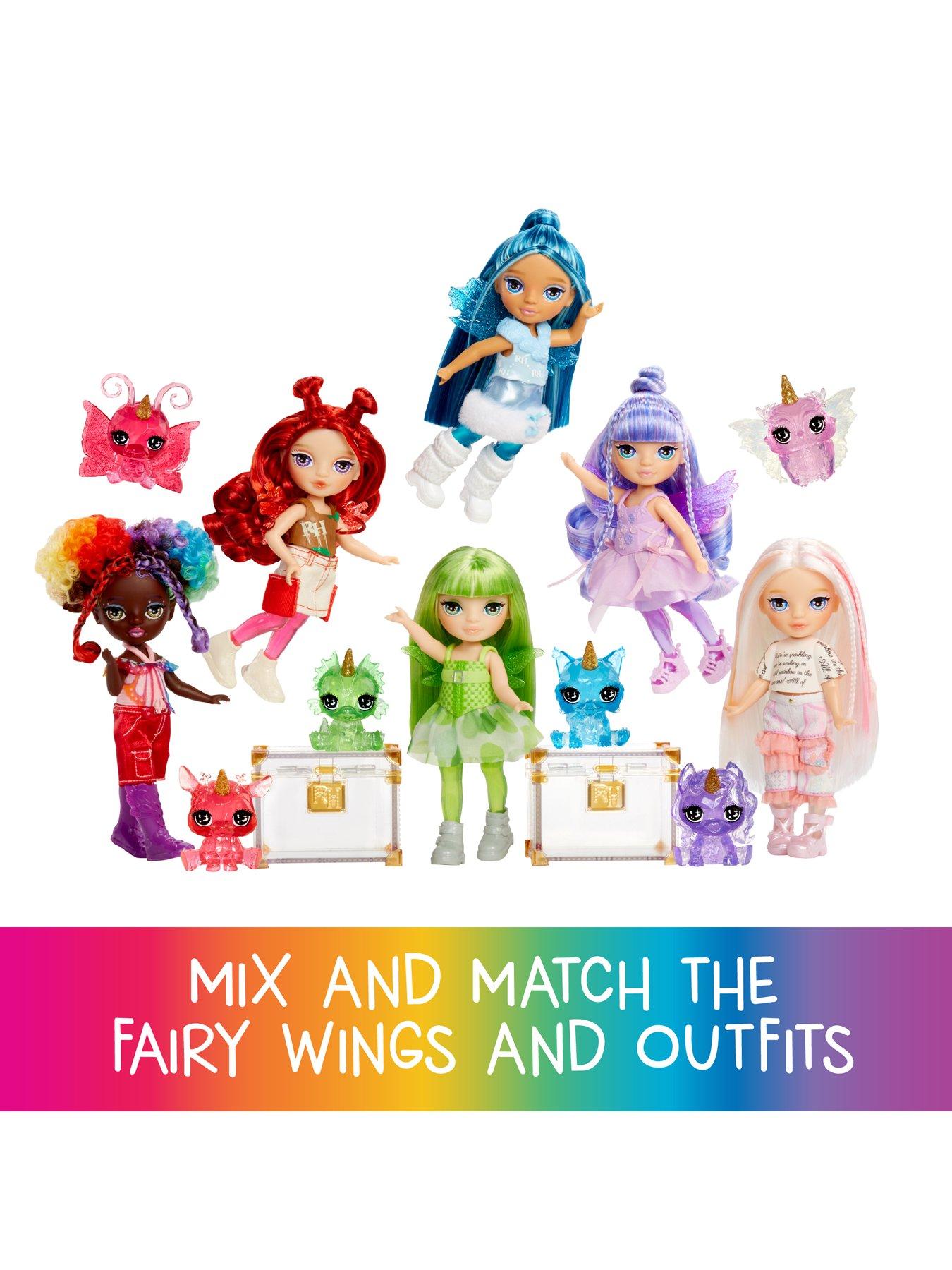 Image 6 of 8 of Rainbow High Littles Rainbow Fantasy Fairies Doll - Emerald (Green)