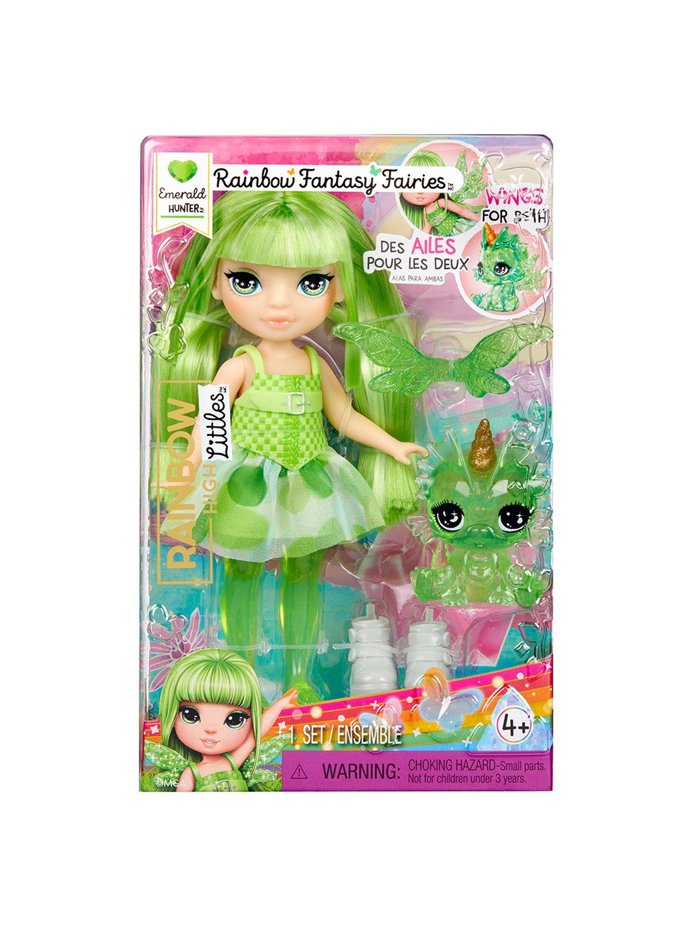 Image 7 of 8 of Rainbow High Littles Rainbow Fantasy Fairies Doll - Emerald (Green)