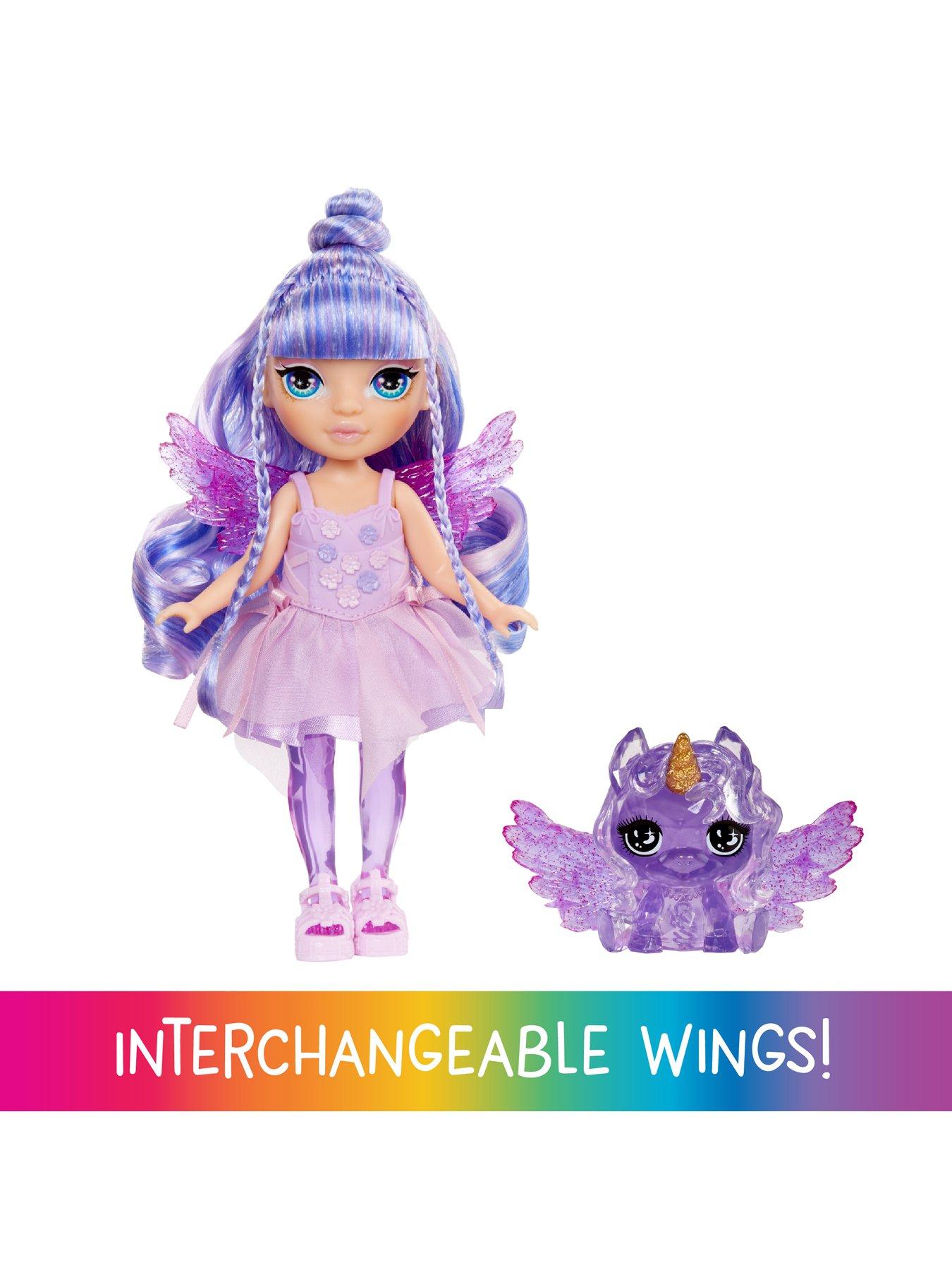 Image 3 of 8 of Rainbow High Littles Rainbow Fantasy Fairies Doll- Amethyst (Purple)