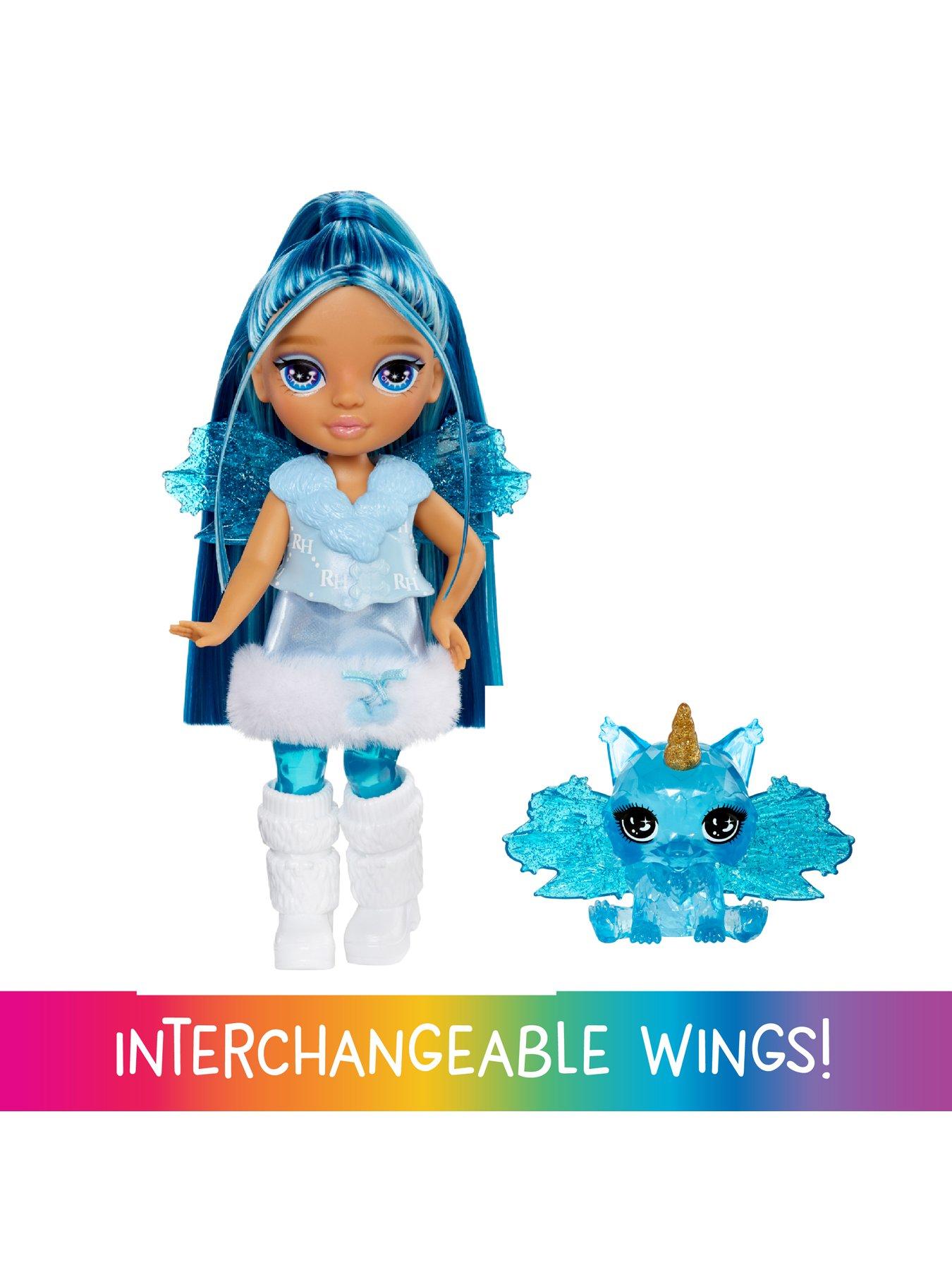Image 3 of 8 of Rainbow High Littles Rainbow Fantasy Fairies Doll- Sapphire (Blue)