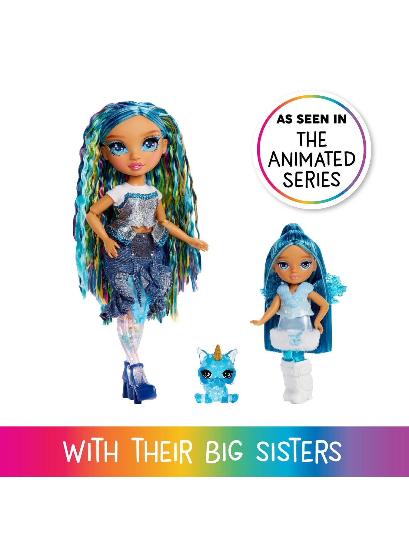 Image 5 of 8 of Rainbow High Littles Rainbow Fantasy Fairies Doll- Sapphire (Blue)