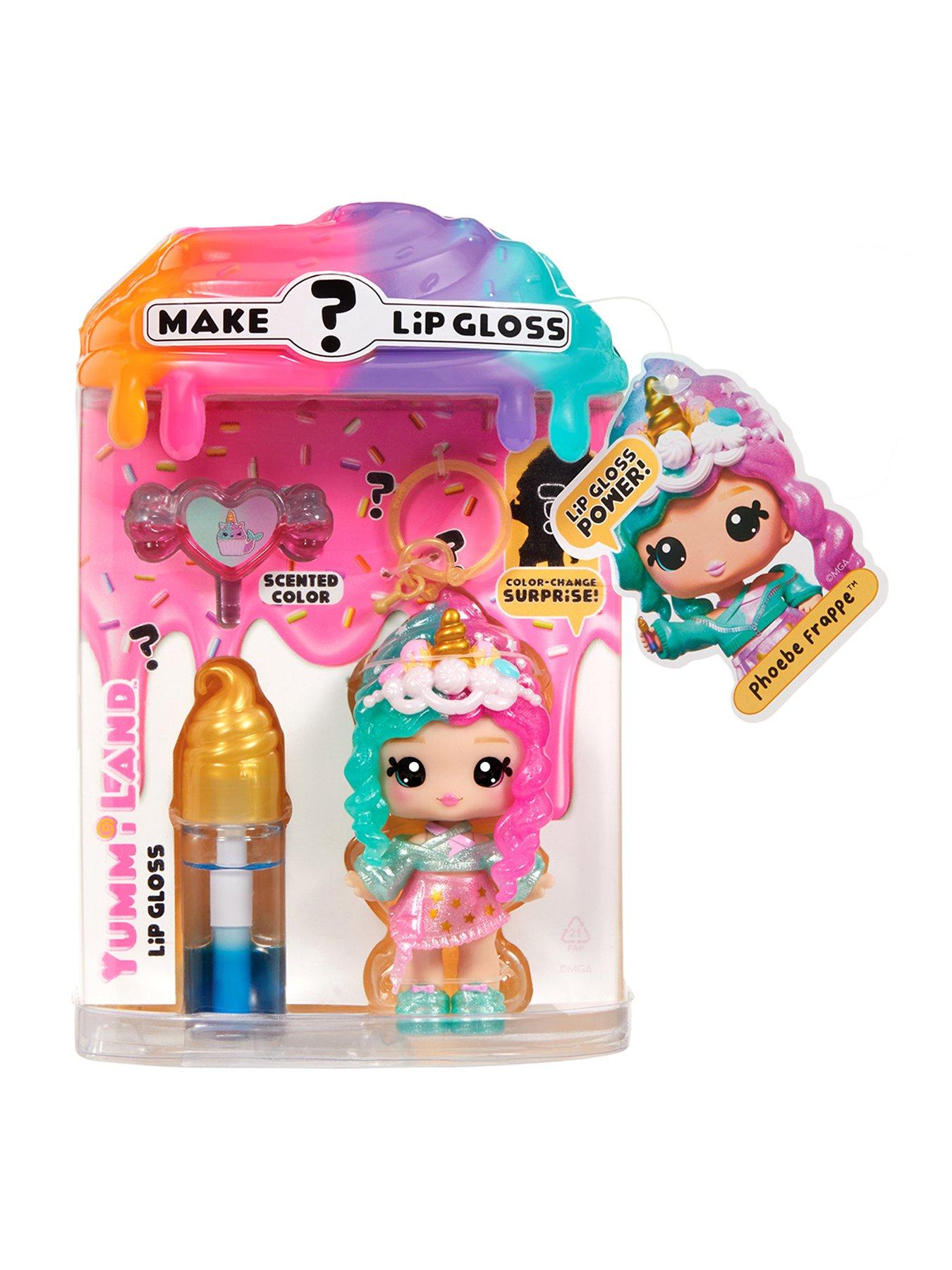 Image 7 of 8 of Yummiland Mystery Color Change Lip Gloss Doll - Phoebe Frappe