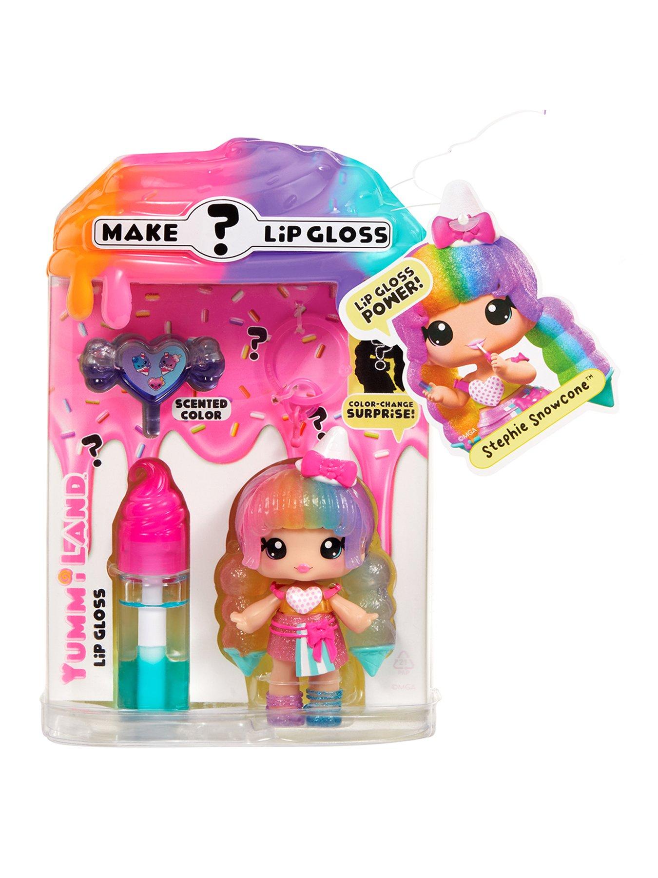 Image 7 of 8 of Yummiland Mystery Color Change Lip Gloss Doll - Stephie Snowcone