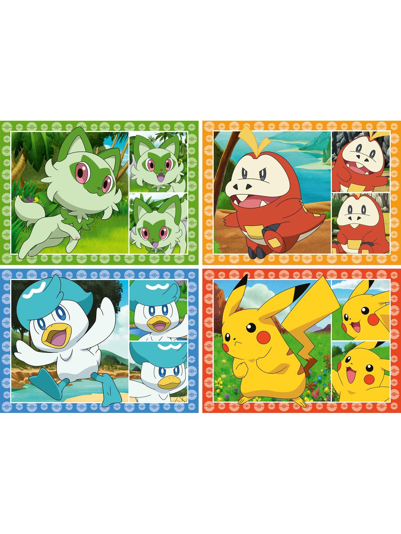Image 2 of 6 of Pokemon Speedy Puzzle &ndash; 4x 35-Piece Jigsaw Puzzle Speed Challenge Game
