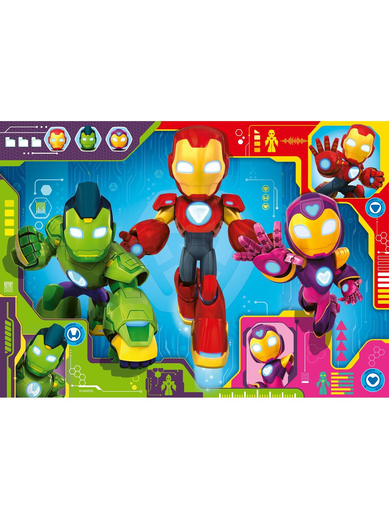  image of iron-man-and-his-awesome-friends-p24-piece-giant-floor-puzzlep