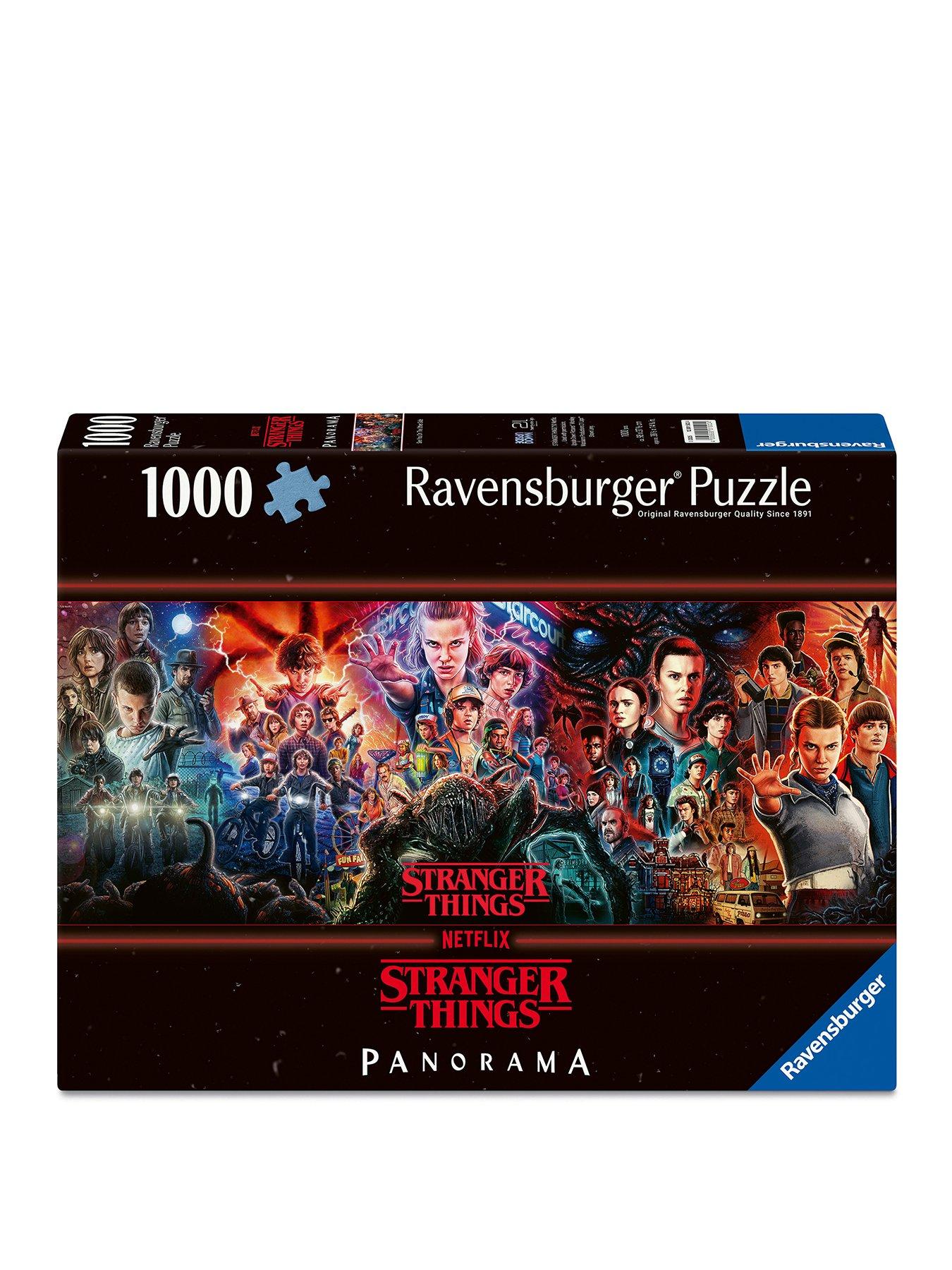 Stranger Things 1000-Piece Panoramic Wide Jigsaw Puzzle
