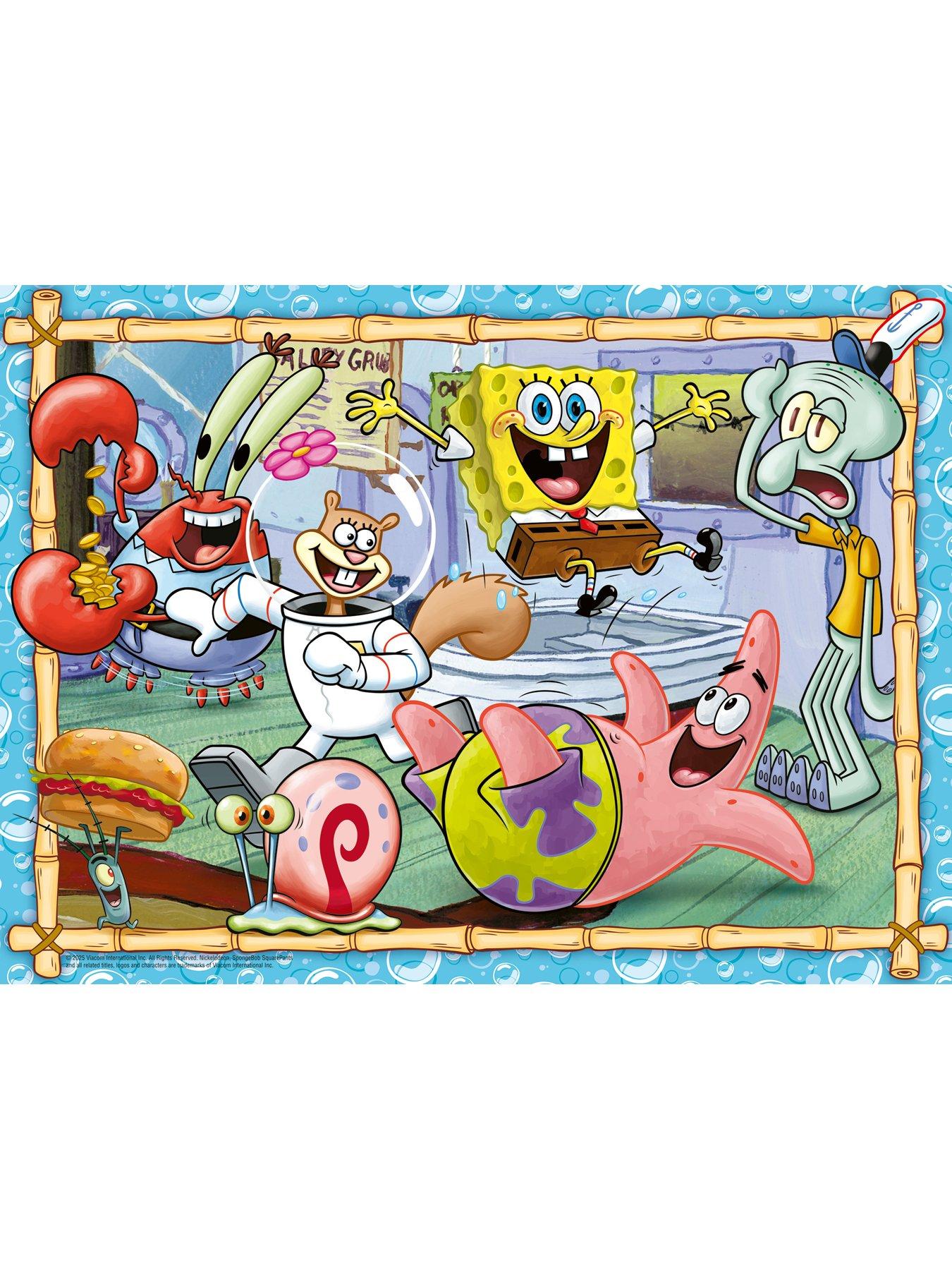 stillFront image of spongebob-squarepants-200-piece-jigsaw-puzzle-with-xxl-large-pieces