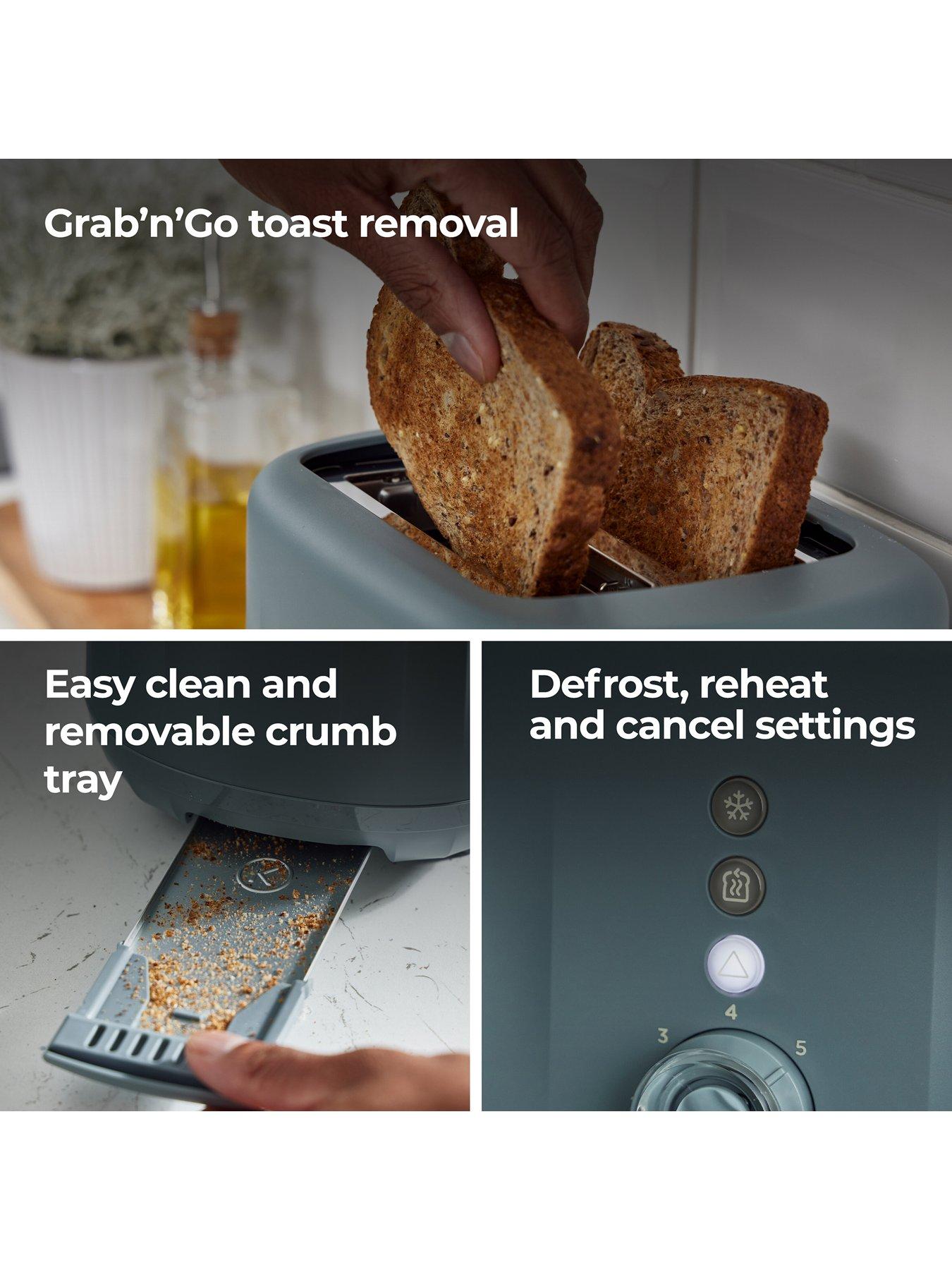 Image 4 of 7 of Kenwood Ripple Toaster -Grey