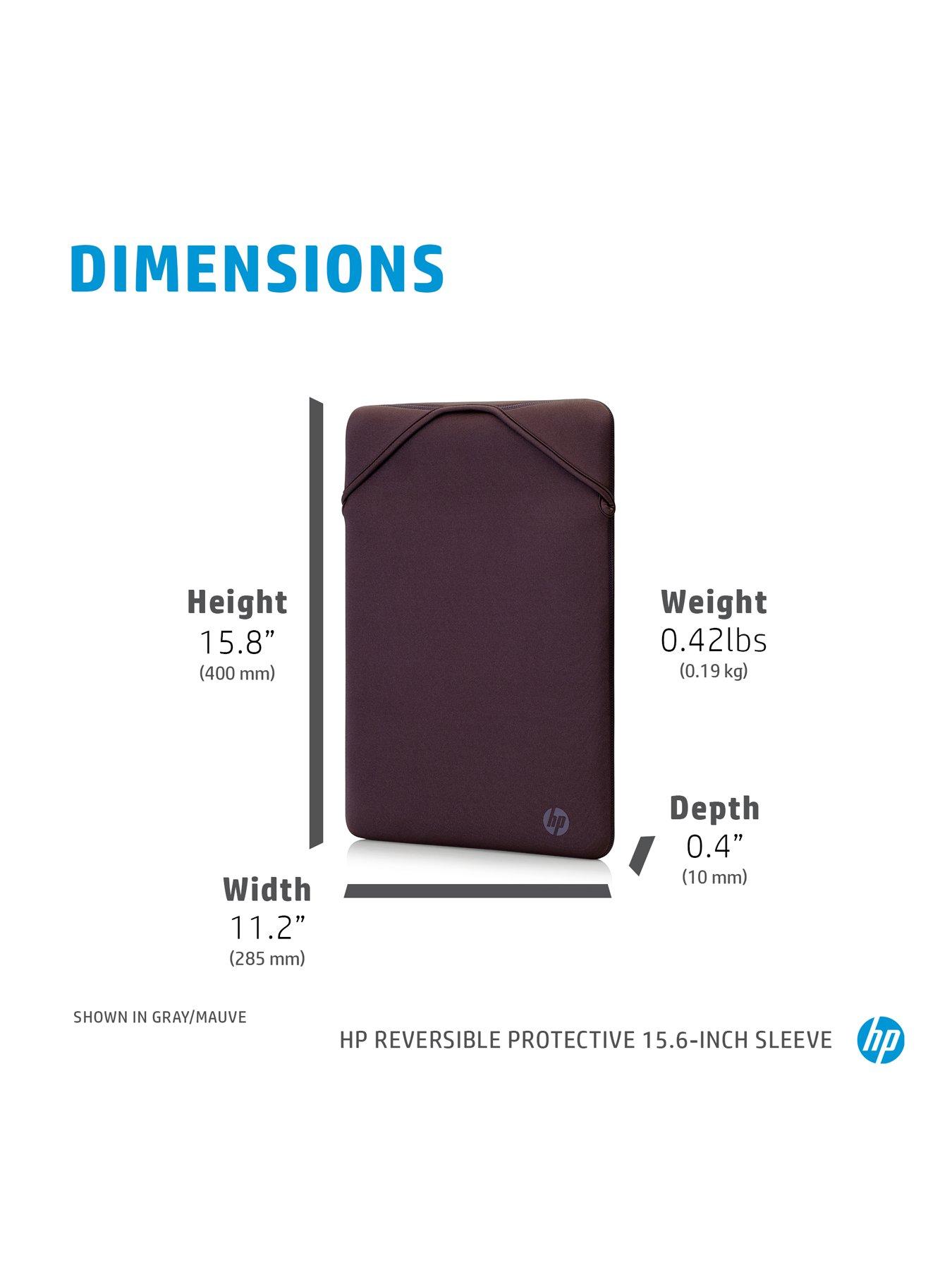  image of hp-reversible-protective-156-inch-silver-laptop-sleeve