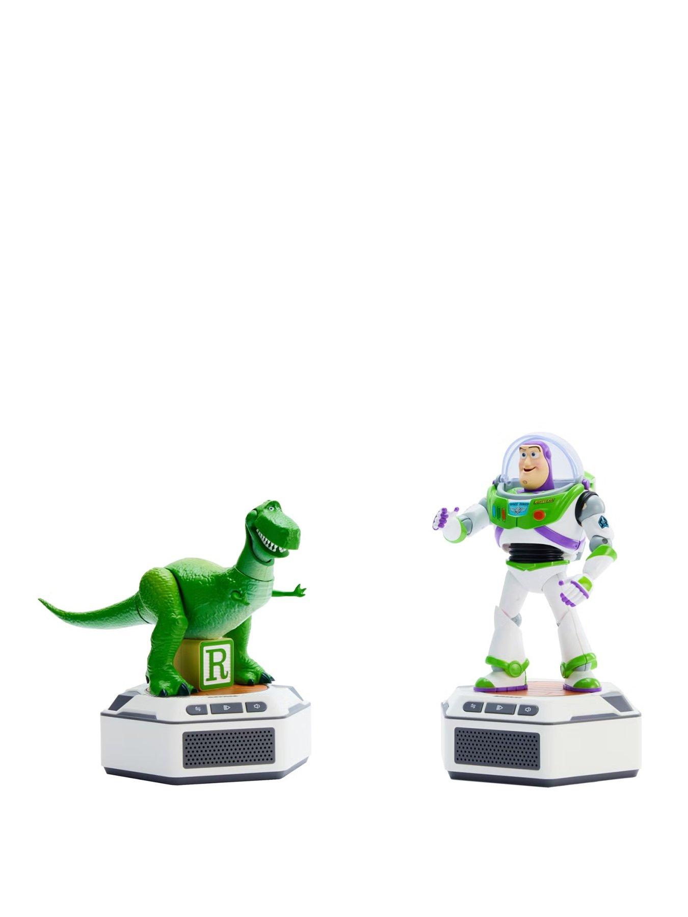 Image 1 of 7 of Robosen Mini Animated Robots and Base Set - Buzz Lightyear and REX