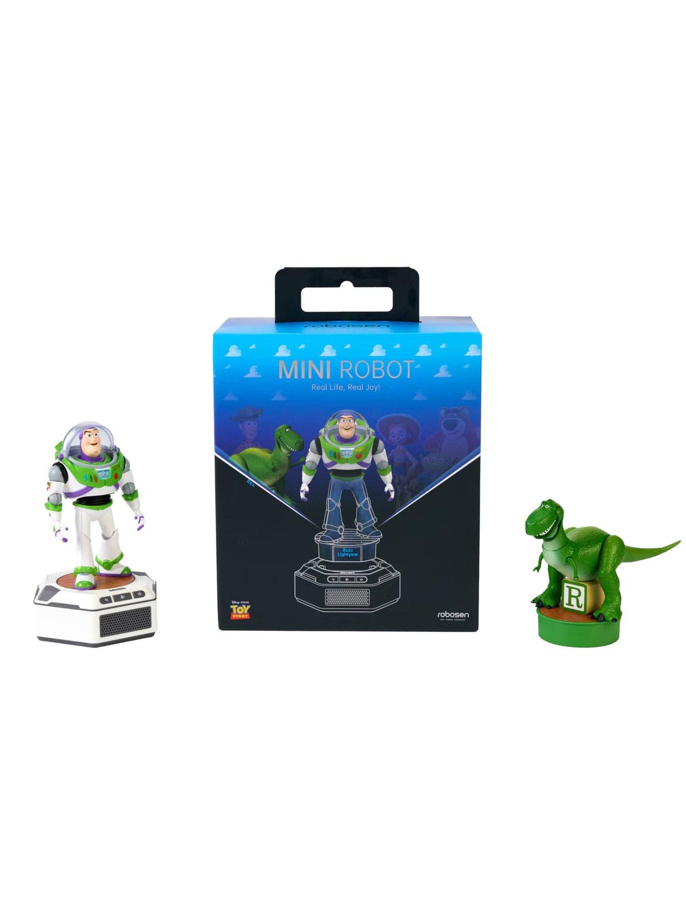 Image 2 of 7 of Robosen Mini Animated Robots and Base Set - Buzz Lightyear and REX