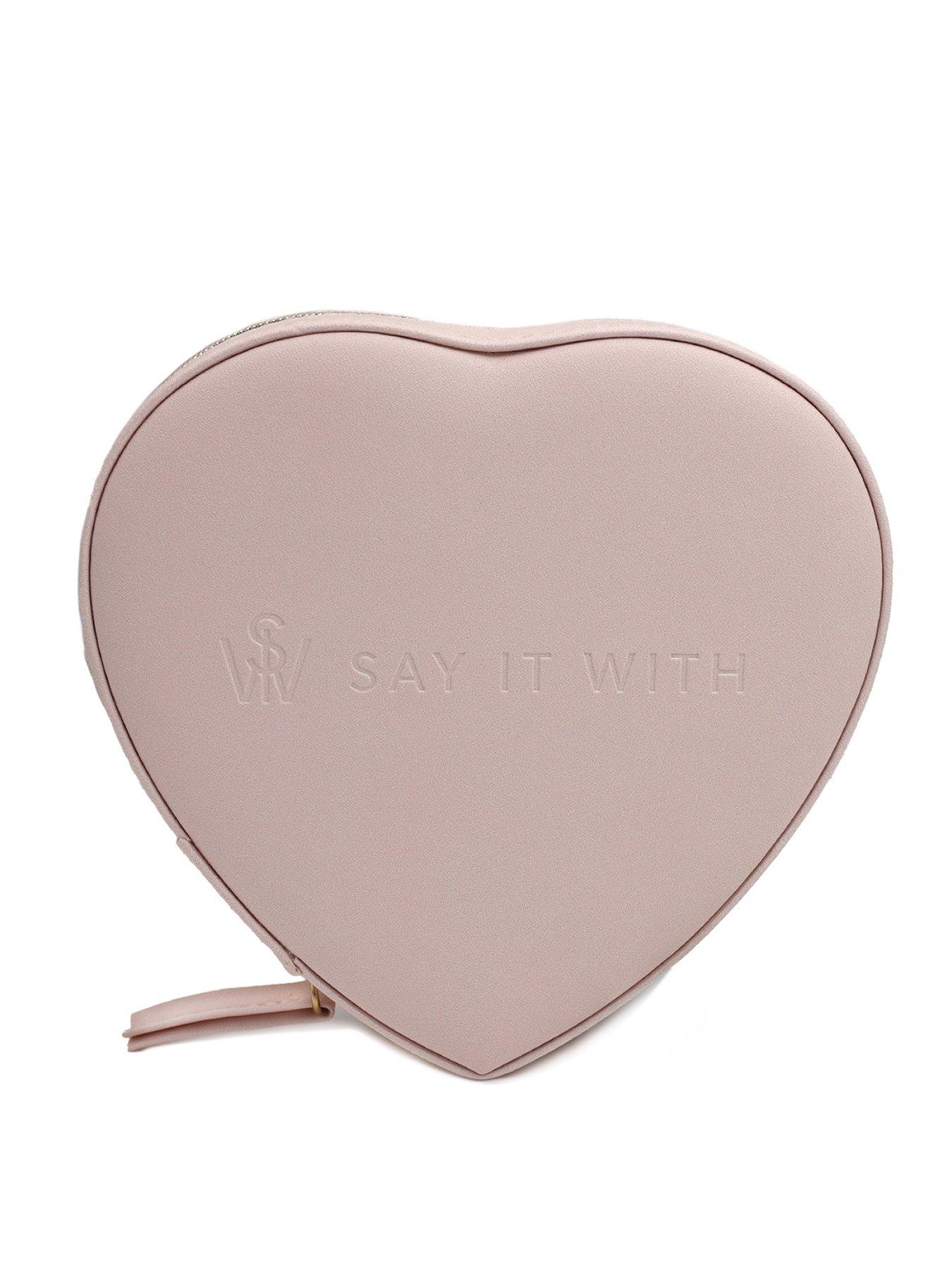Image 1 of 2 of Say It With Heart Jewellery Box - Pink