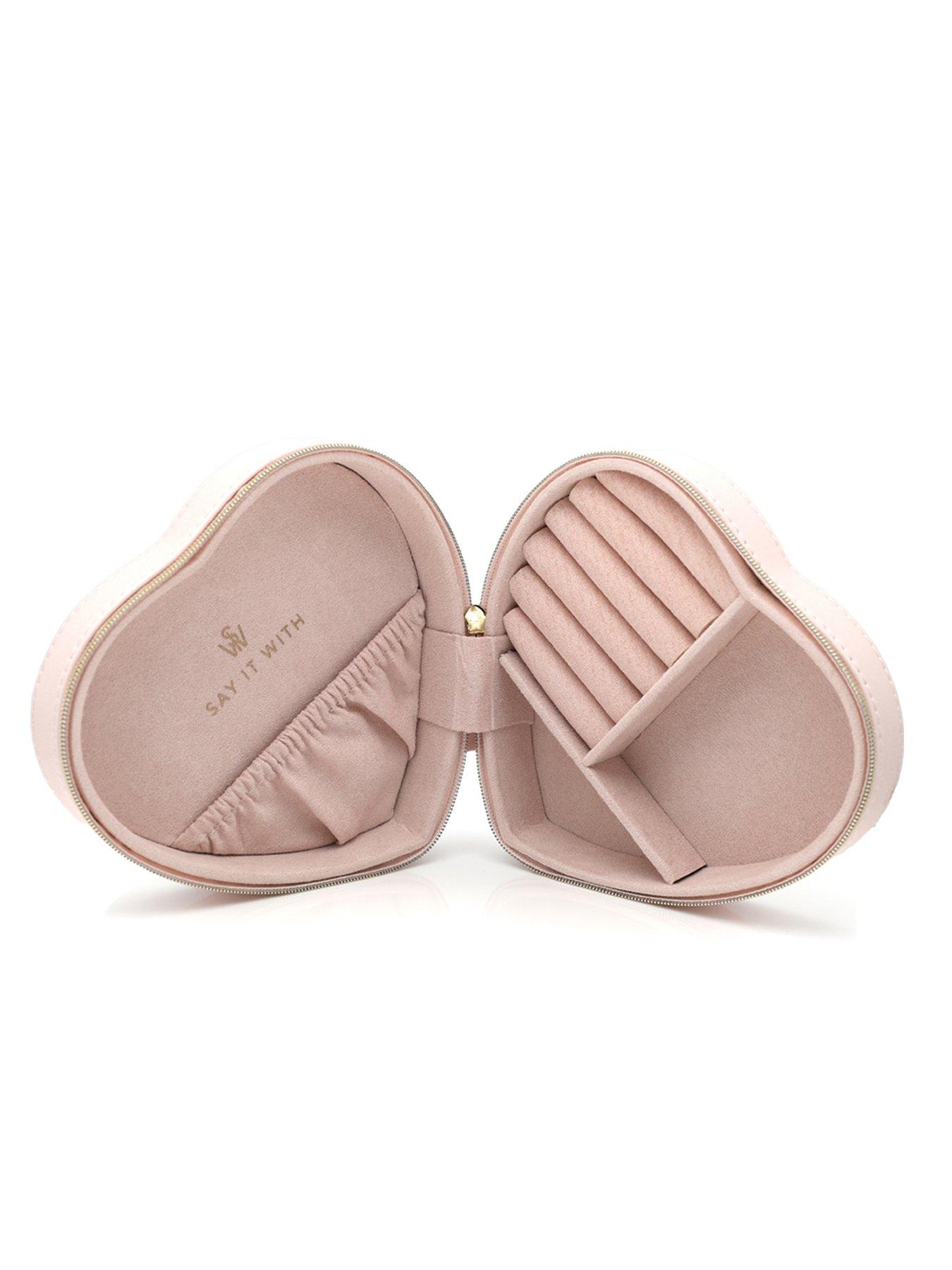 Image 2 of 2 of Say It With Heart Jewellery Box - Pink
