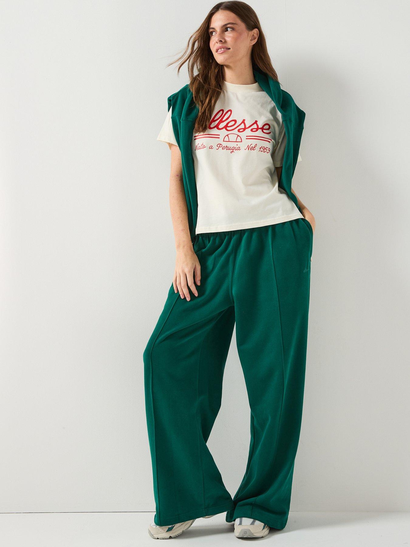  image of ellesse-womens-casoli-jogger-dark-green