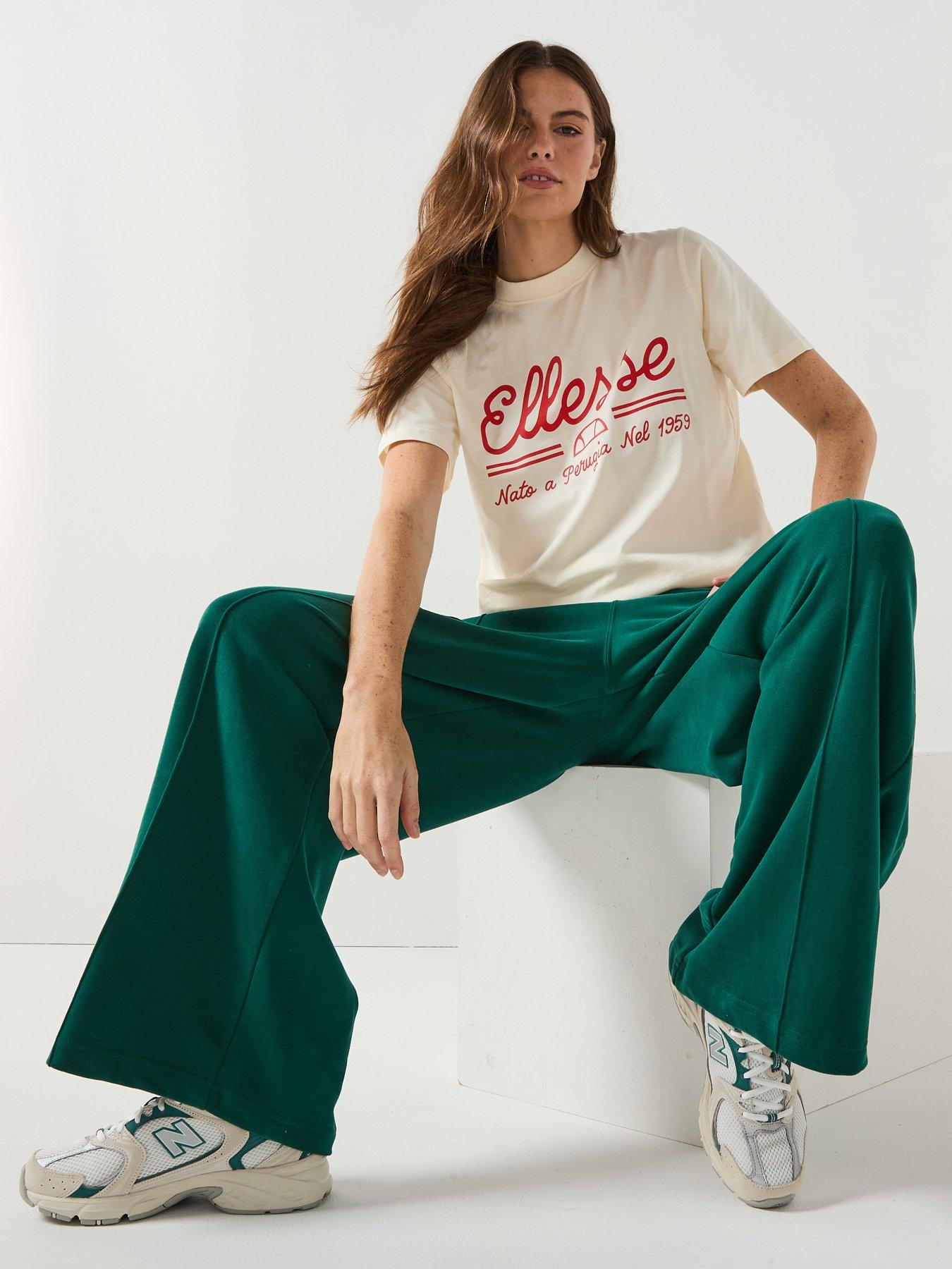  image of ellesse-womens-casoli-jogger-dark-green