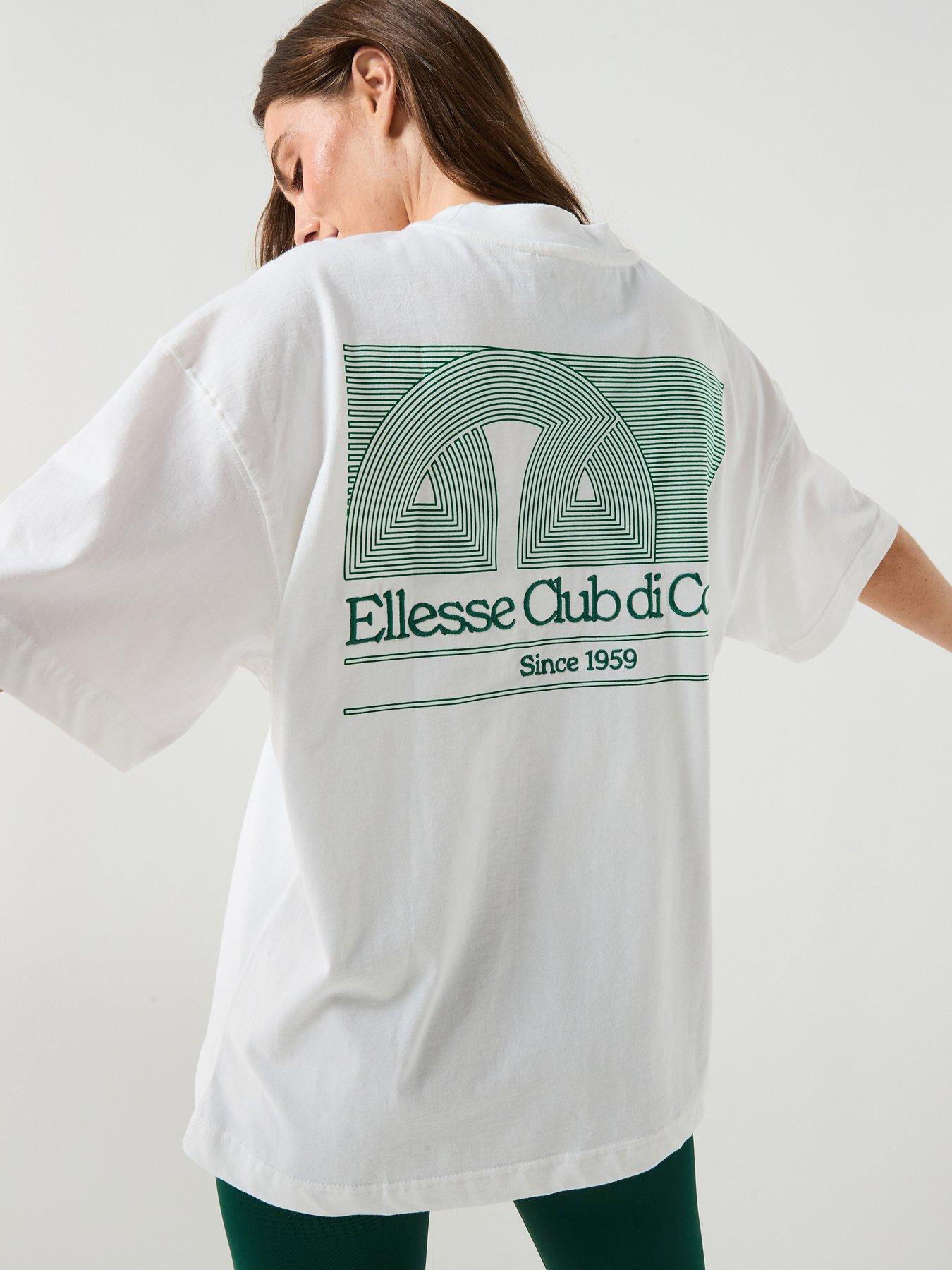 Ellesse Womens Club Di Corsa Tee - White