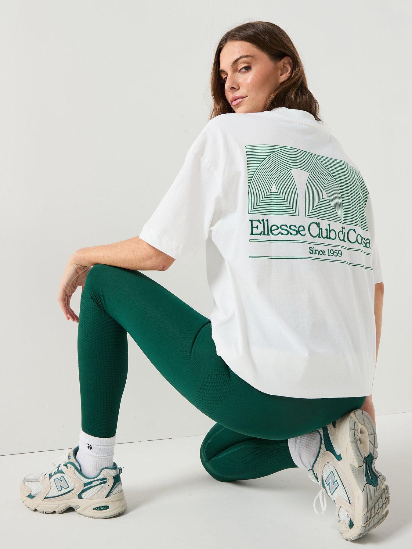 Image 4 of 6 of Ellesse Womens Club Di Corsa Tee - White