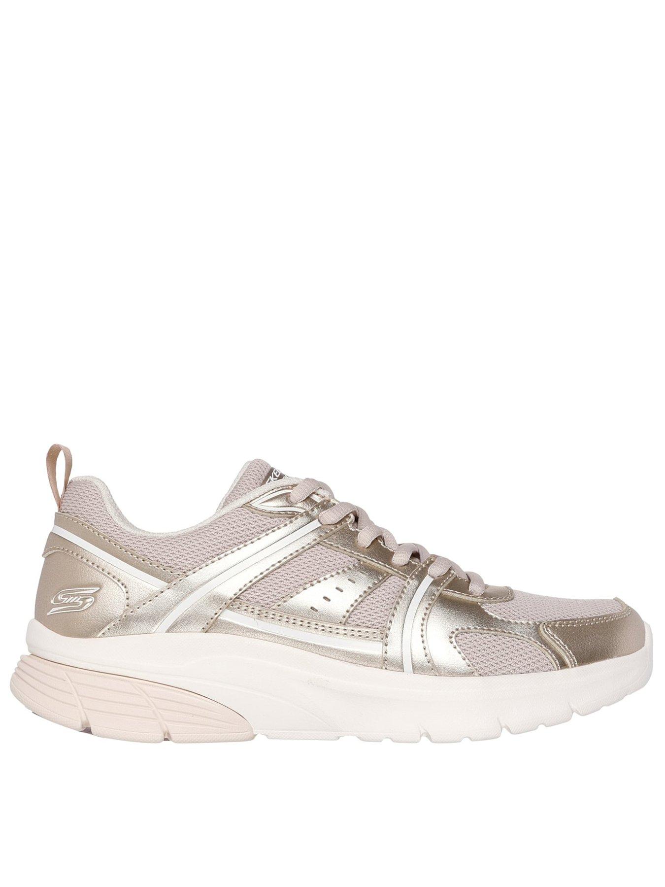 Image 1 of 2 of Skechers Bobs Vamos Memory Foam Trainer - Gold