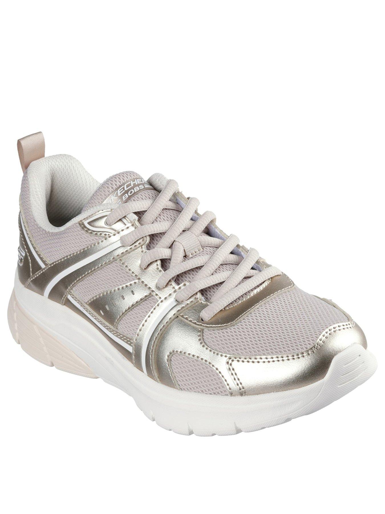 Image 2 of 2 of Skechers Bobs Vamos Memory Foam Trainer - Gold