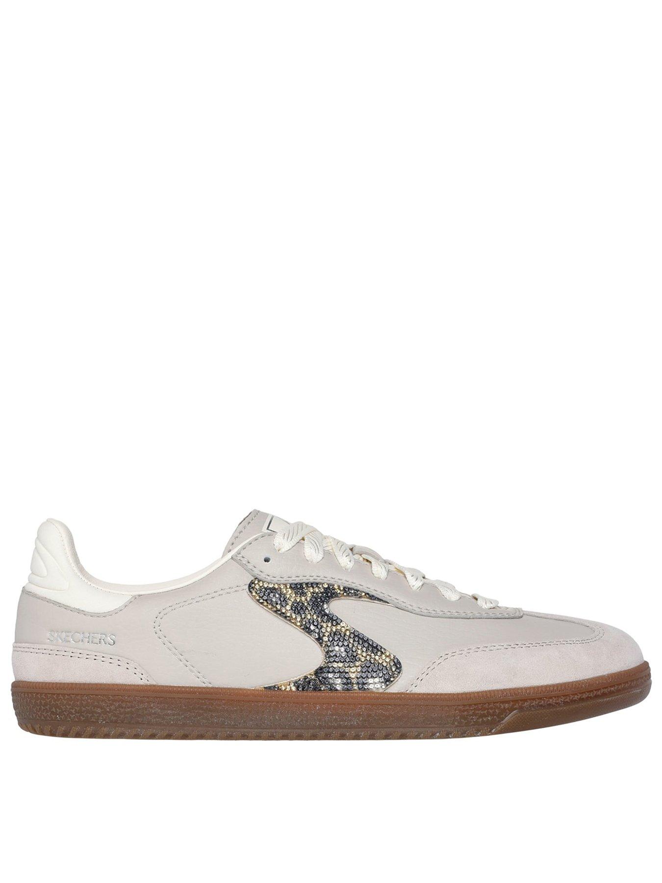 Skechers Hotshot Shimmering Spots Trainer - Beige