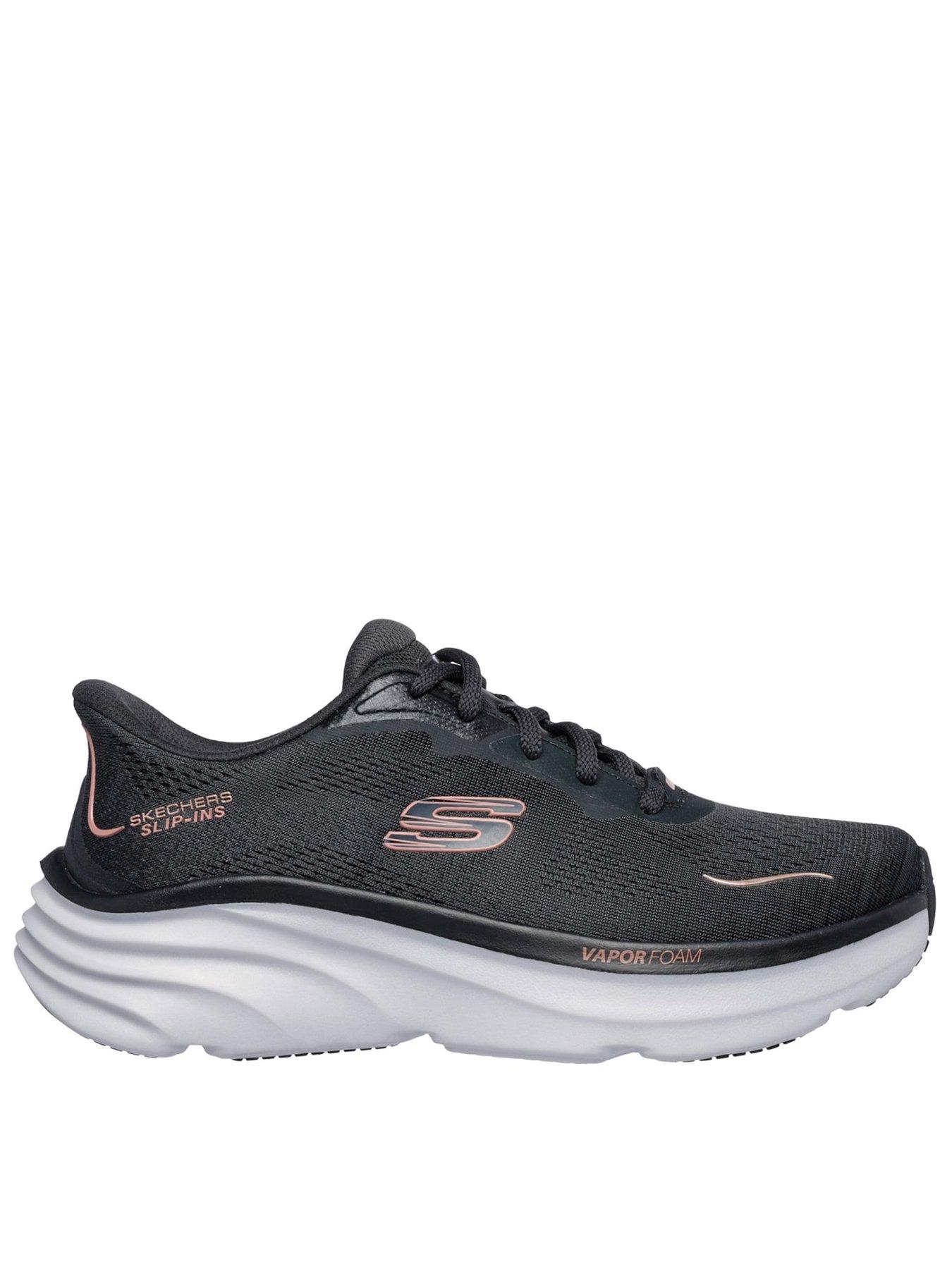 Skechers D'Lux Vapor Slip-In Trainer - Black