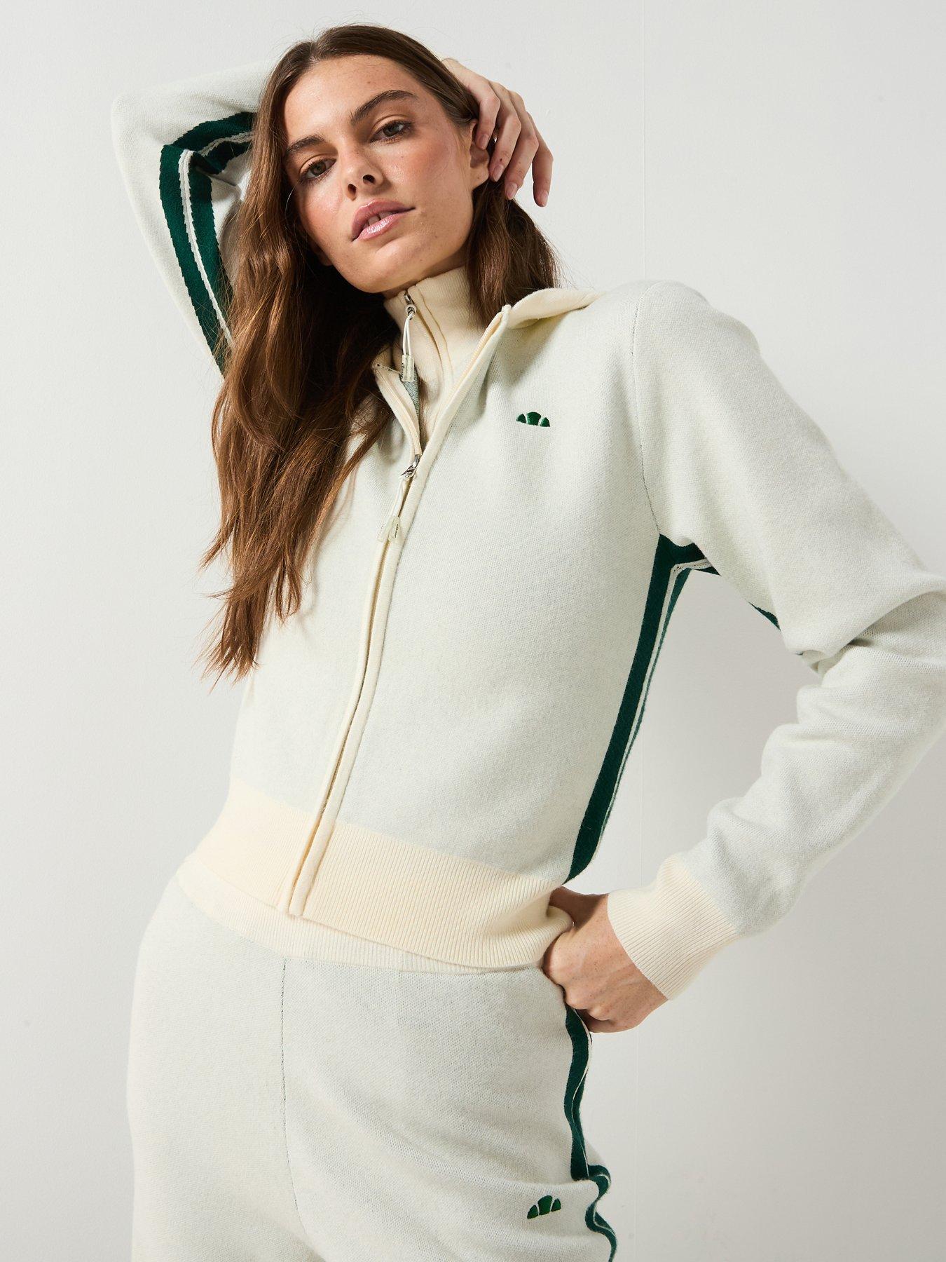 Ellesse Womens Laneisa Full Zip Jacket - Off White