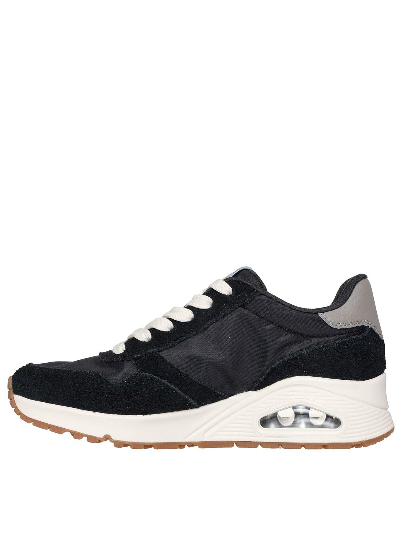Image 3 of 5 of Skechers Uno Vintage Dayz Trainer - Black