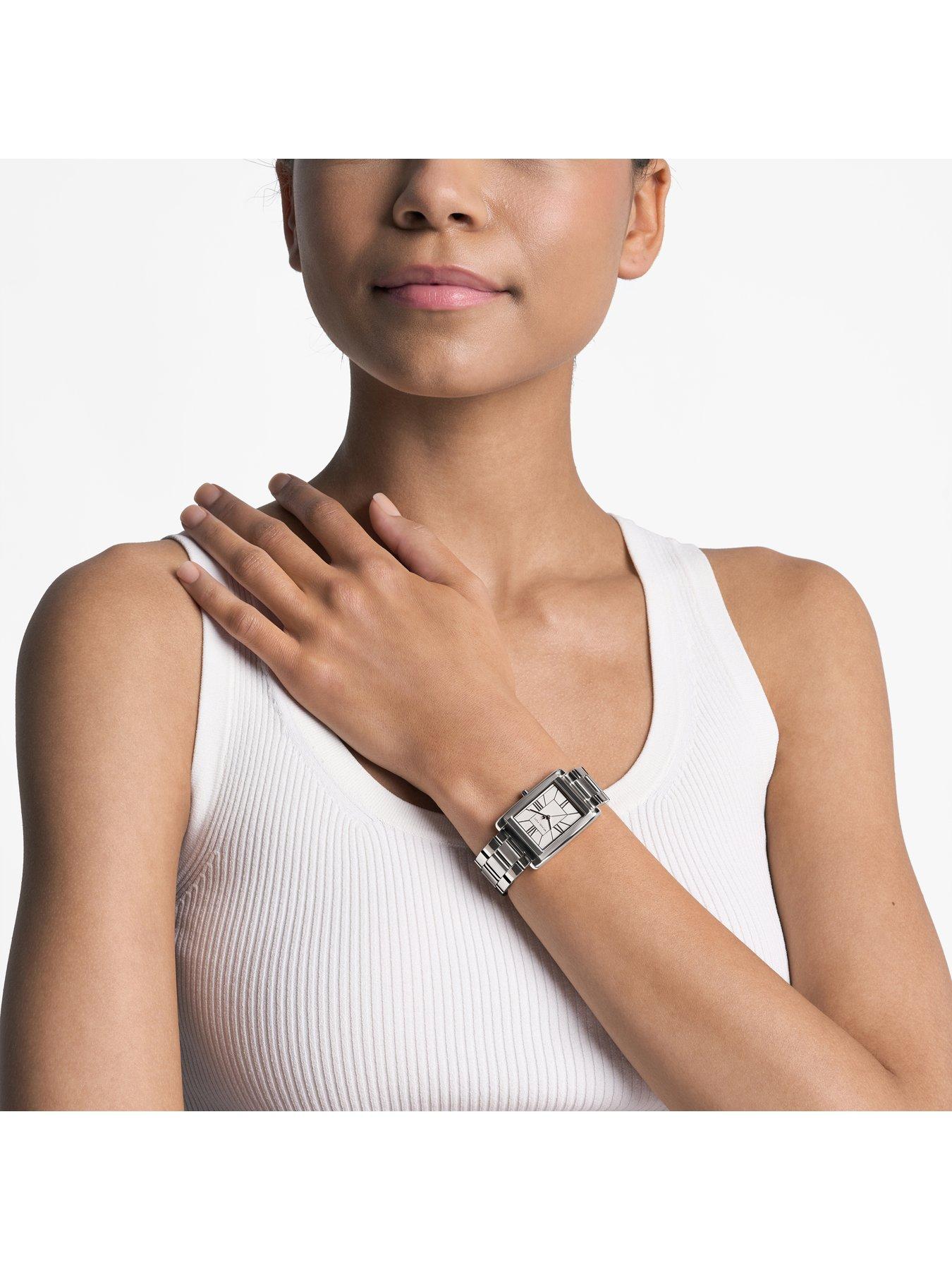 Image 3 of 6 of Michael Kors Women's Essex Three-Hand Stainless Steel Watch, MK4906