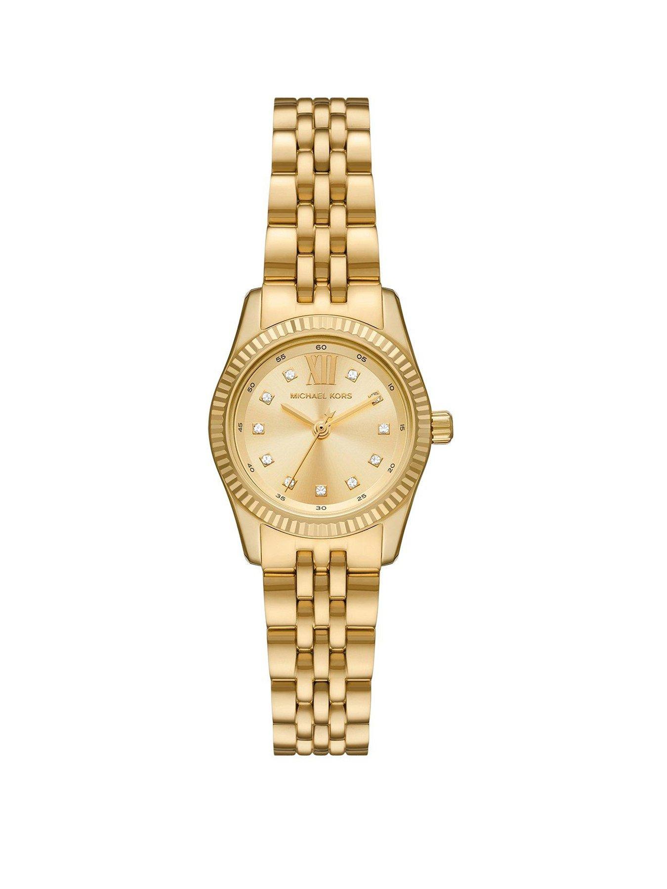 Michael Kors Women's Lexington 3-Hand Stainless Steel Watch Mk4741 - Gold