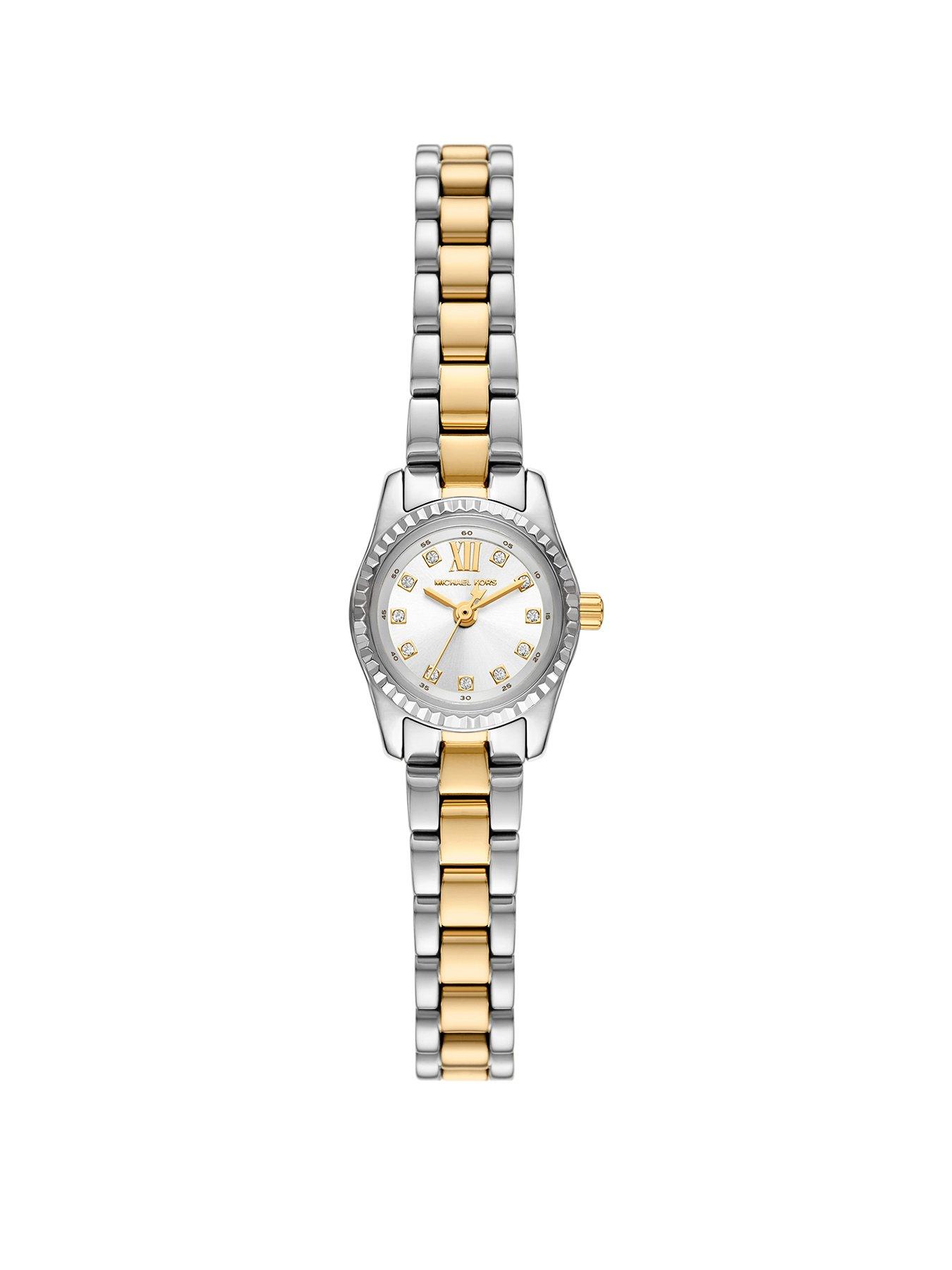 undefined Women's Lexington Three-Hand Two-Tone Stainless Steel Watch, MK4903