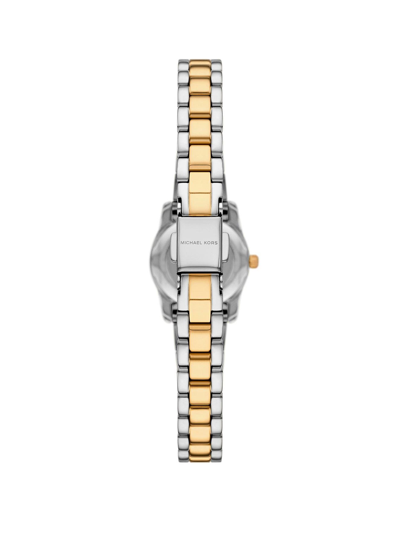Image 2 of 6 of Michael Kors Women's Lexington Three-Hand Two-Tone Stainless Steel Watch, MK4903